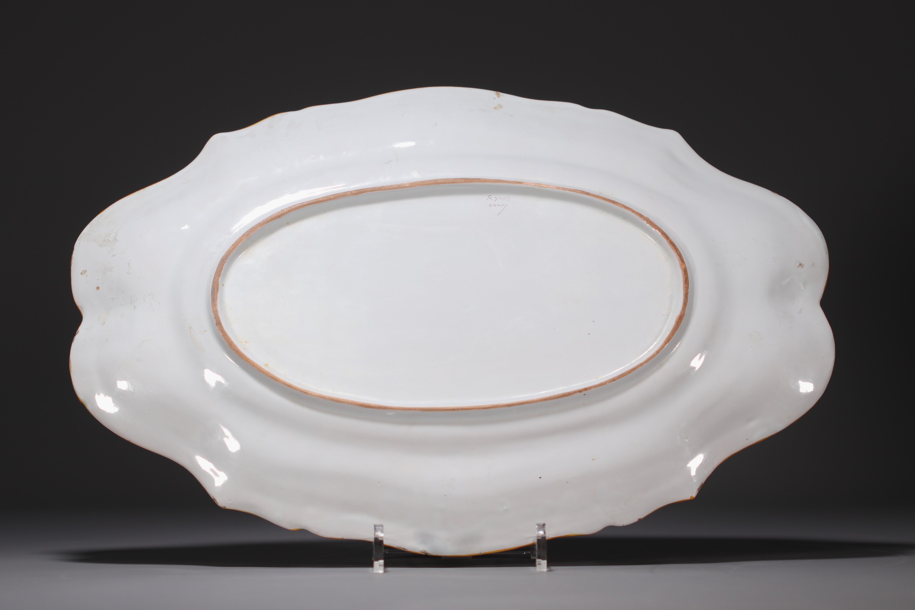 Emile GALLE (1846-1904) Ceramic tureen and tray "La Droite Voie" (The Straight Way) - Image 5 of 5