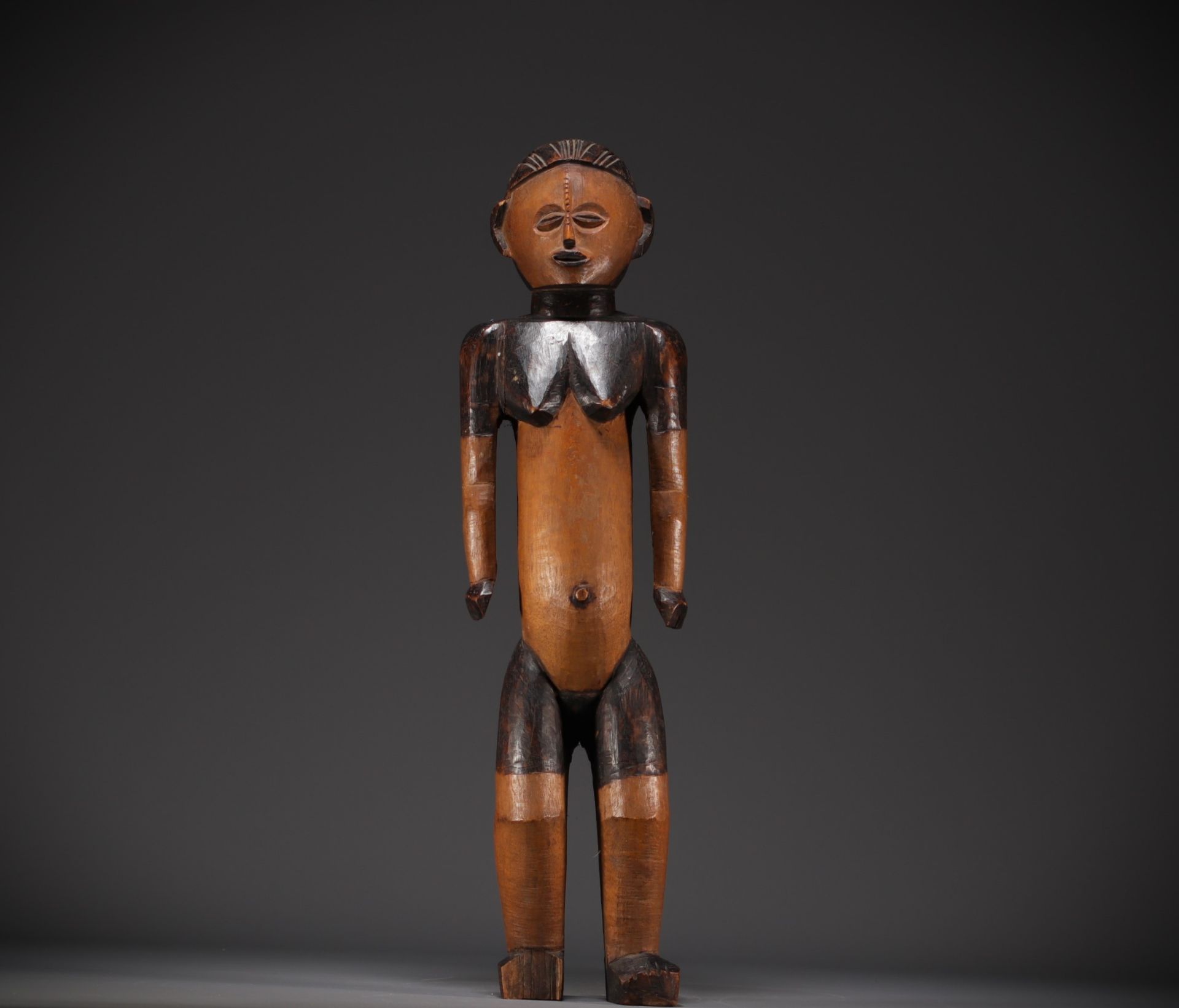 Large Mbanza or Ngbaka figure collected around 1900 - Rep.Dem.Congo - Bild 2 aus 5