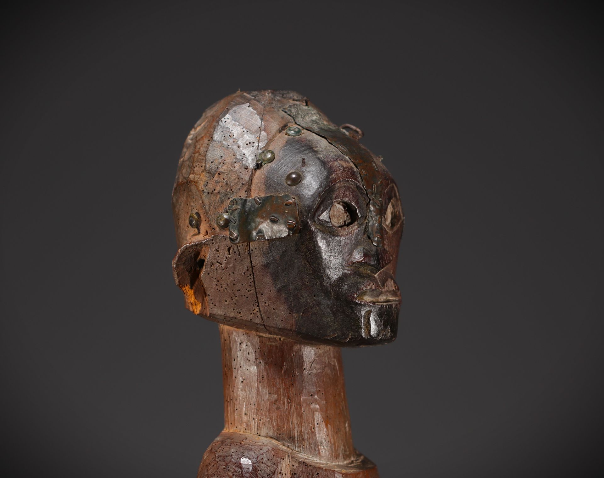 SONGYE statue - Sankuru/Lubefu style collected around 1900 - Rep.Dem.Congo - Bild 7 aus 7