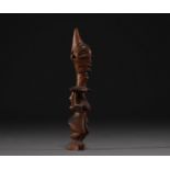 DRC - Bena Lulua statuette, finely carved.