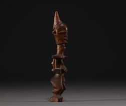 DRC - Bena Lulua statuette, finely carved.