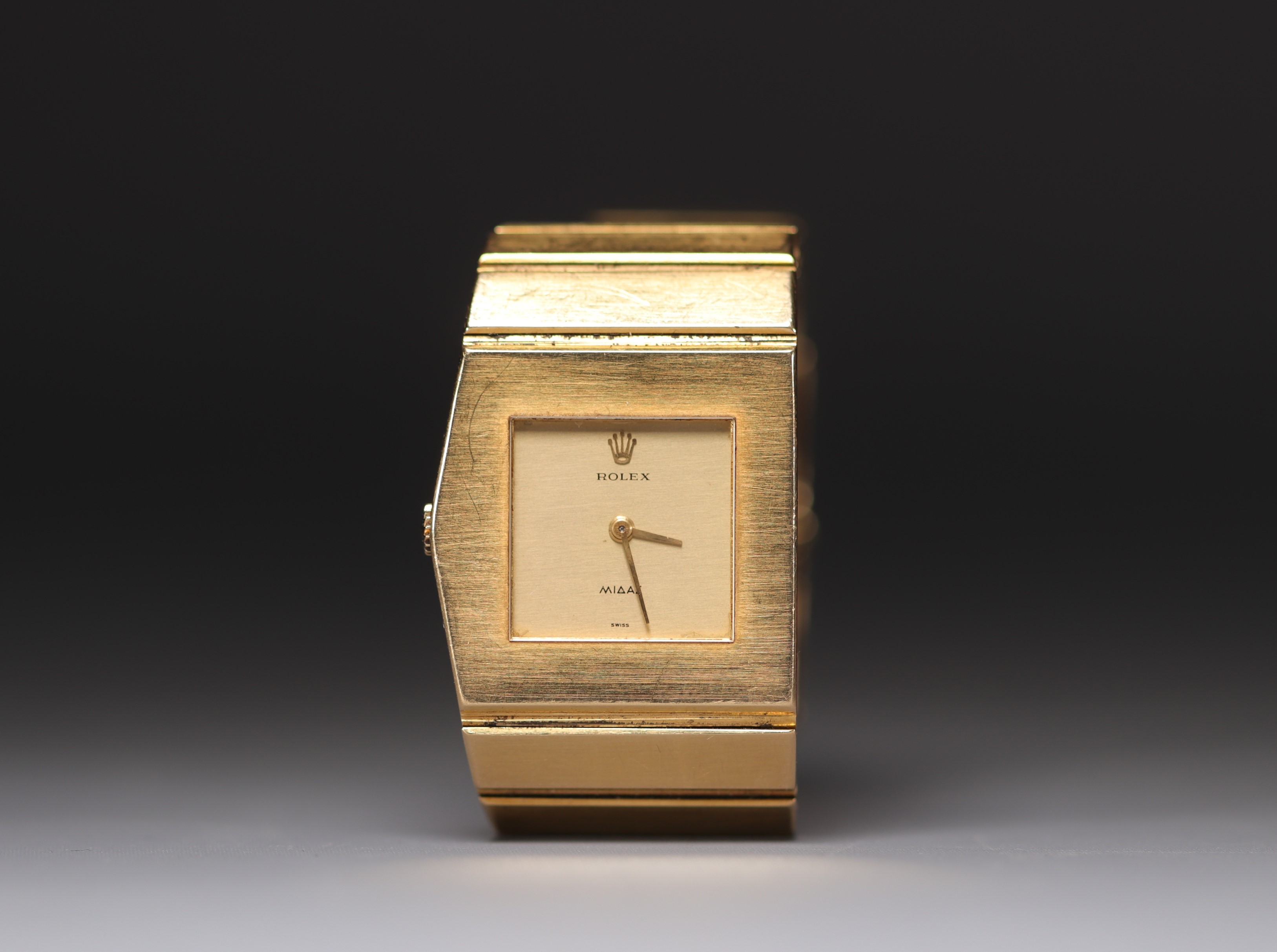 Rolex "King Midas" - Mechanical watch, case and bracelet in 18K yellow gold, ref 9630, calibre 650.  - Image 2 of 7