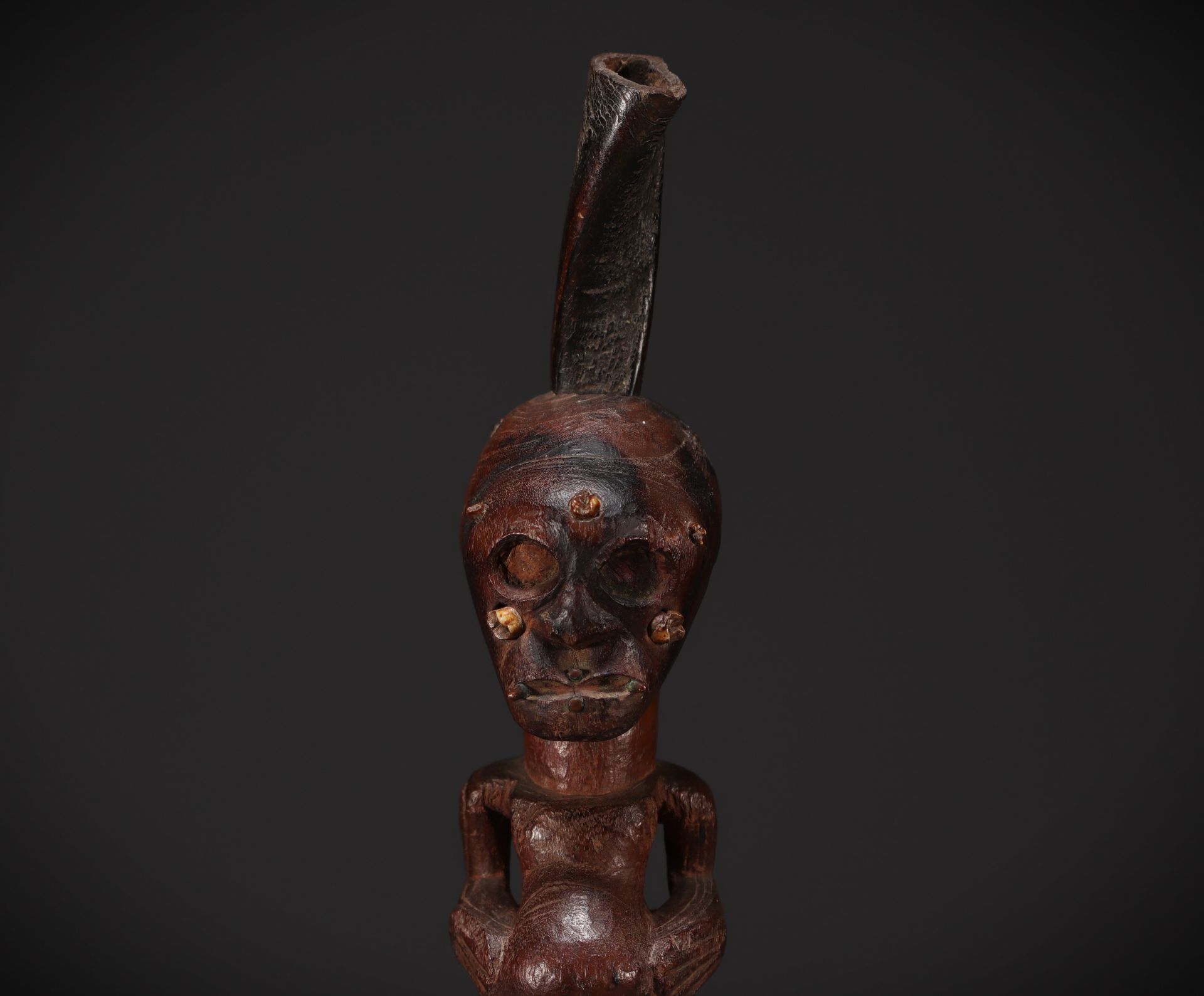 SONGYE figure - Sankuru/Lubefu style collected around 1900 - Rep.Dem.Congo - Bild 8 aus 8