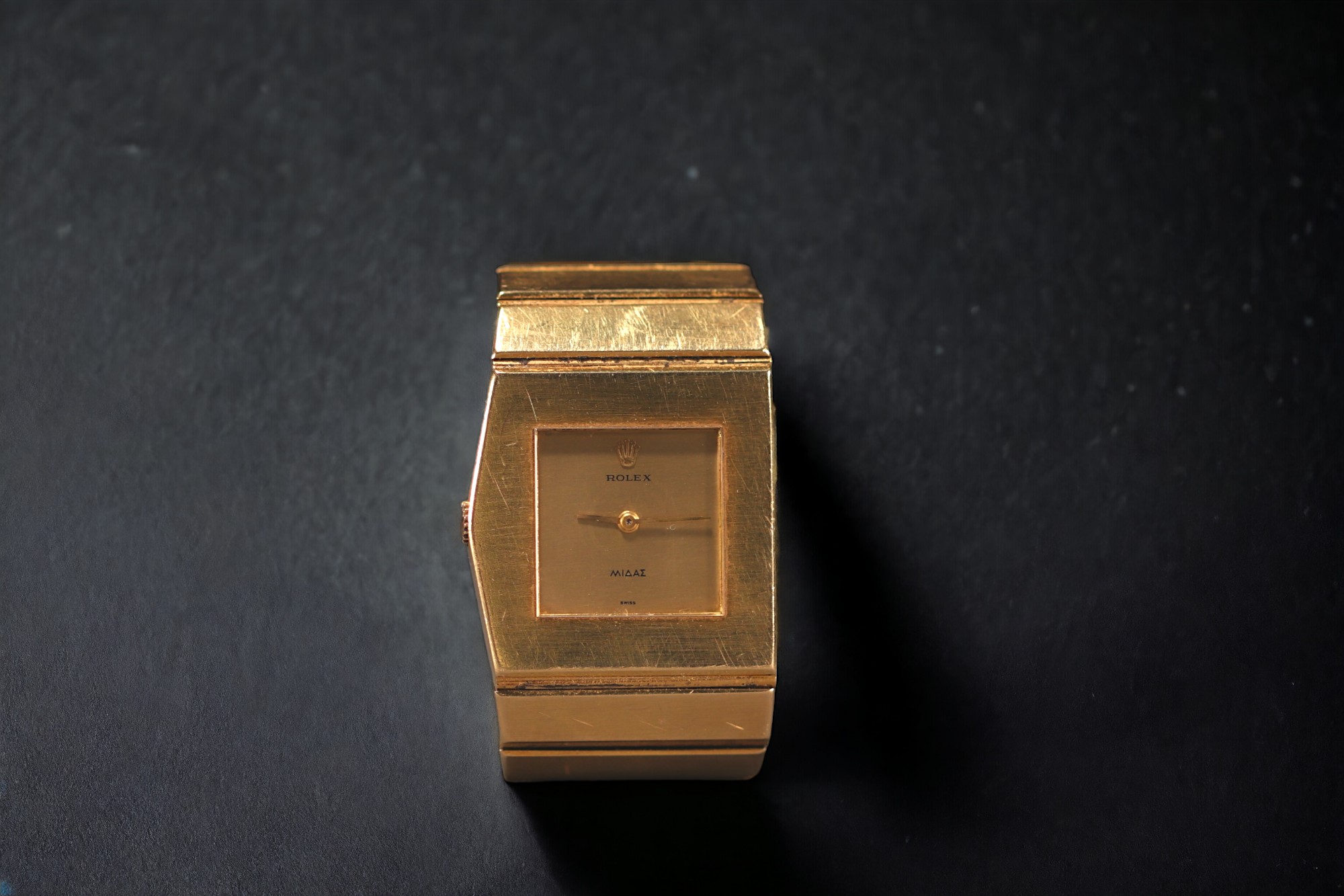 Rolex "King Midas" - Mechanical watch, case and bracelet in 18K yellow gold, ref 9630, calibre 650.  - Image 5 of 7