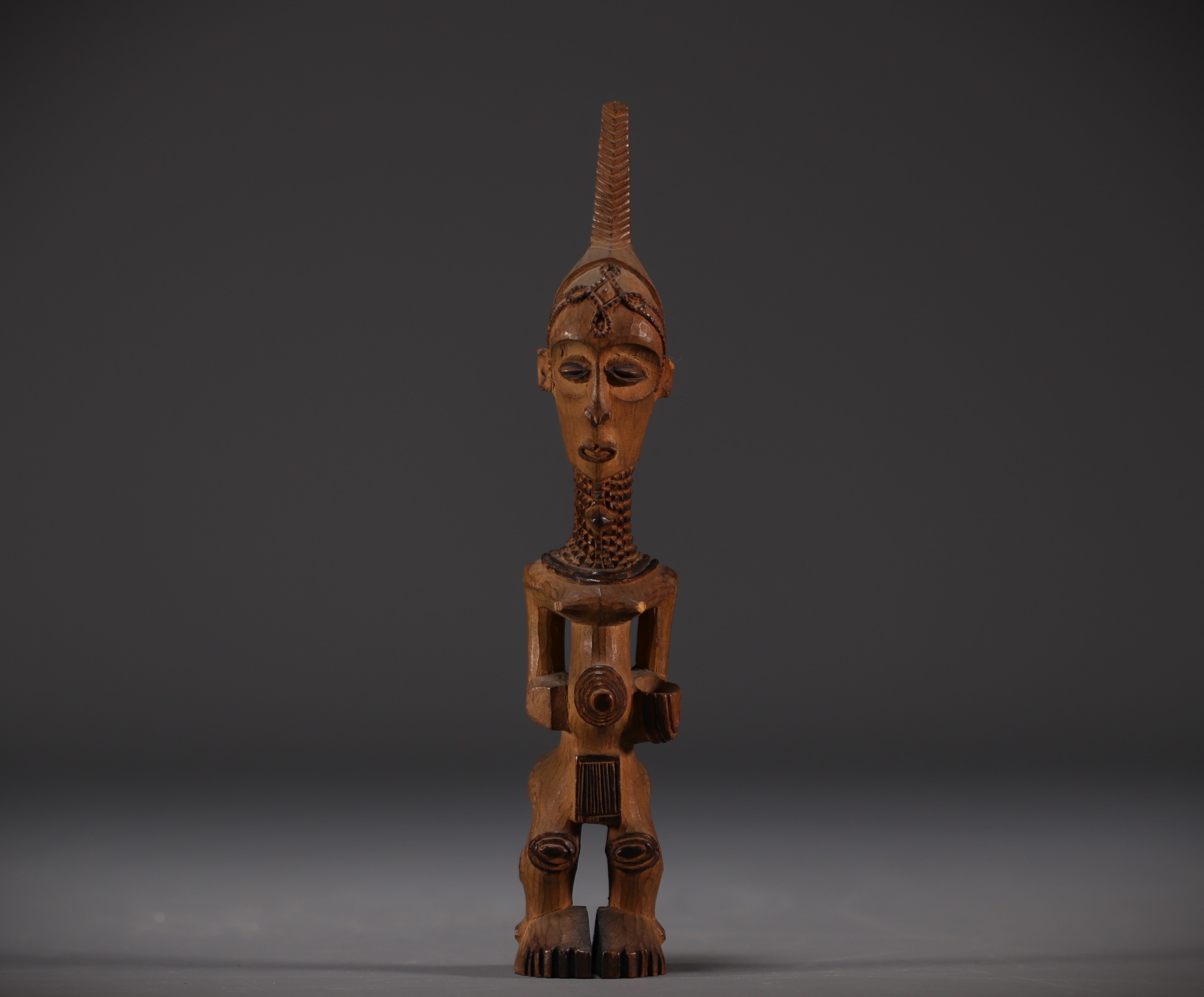 Luluwa statue - collected around 1900 - Rep.Dem.Congo - Image 2 of 6