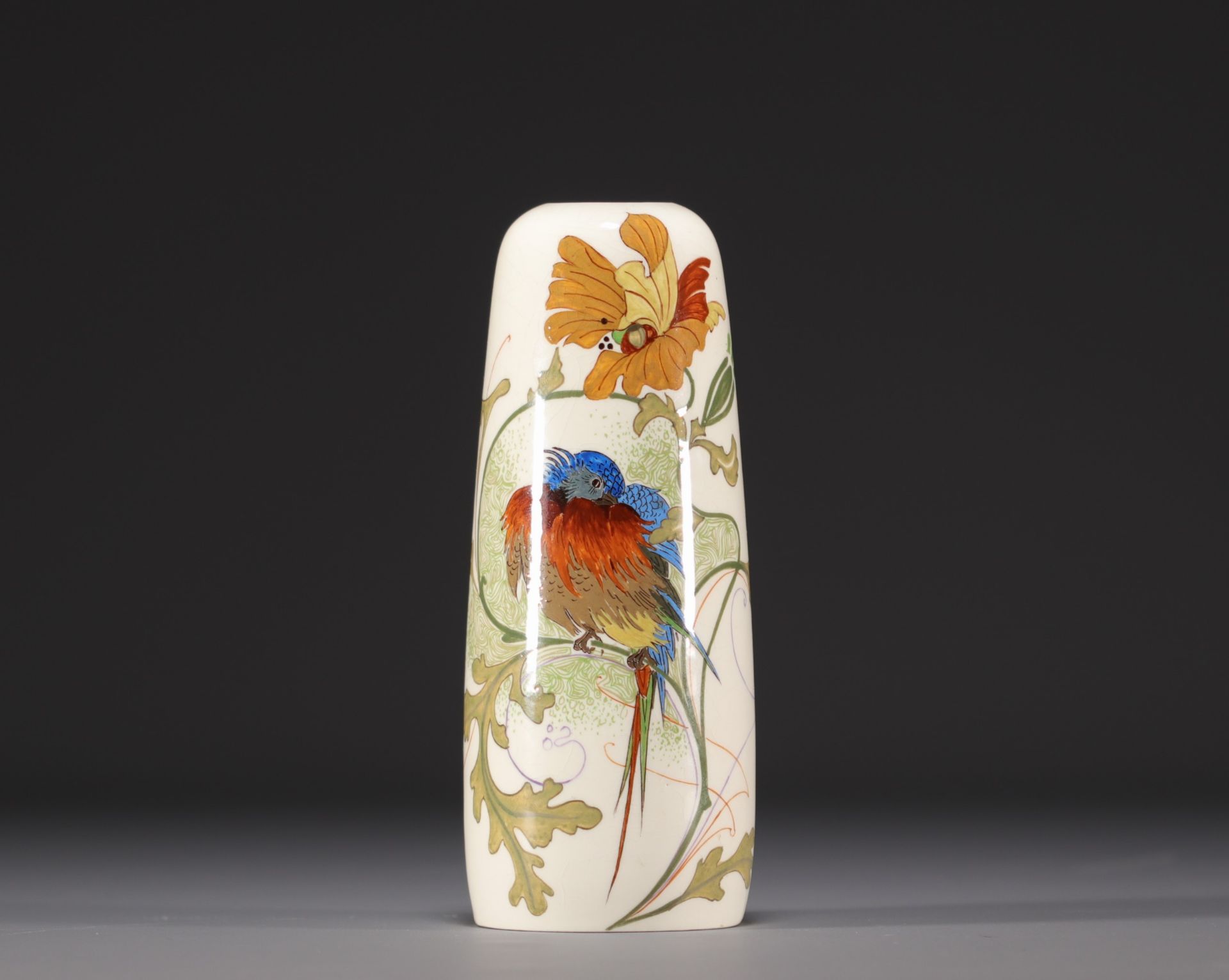 Vase en faience de Gouda, South Holland, vers 1900-1910. - Bild 6 aus 6