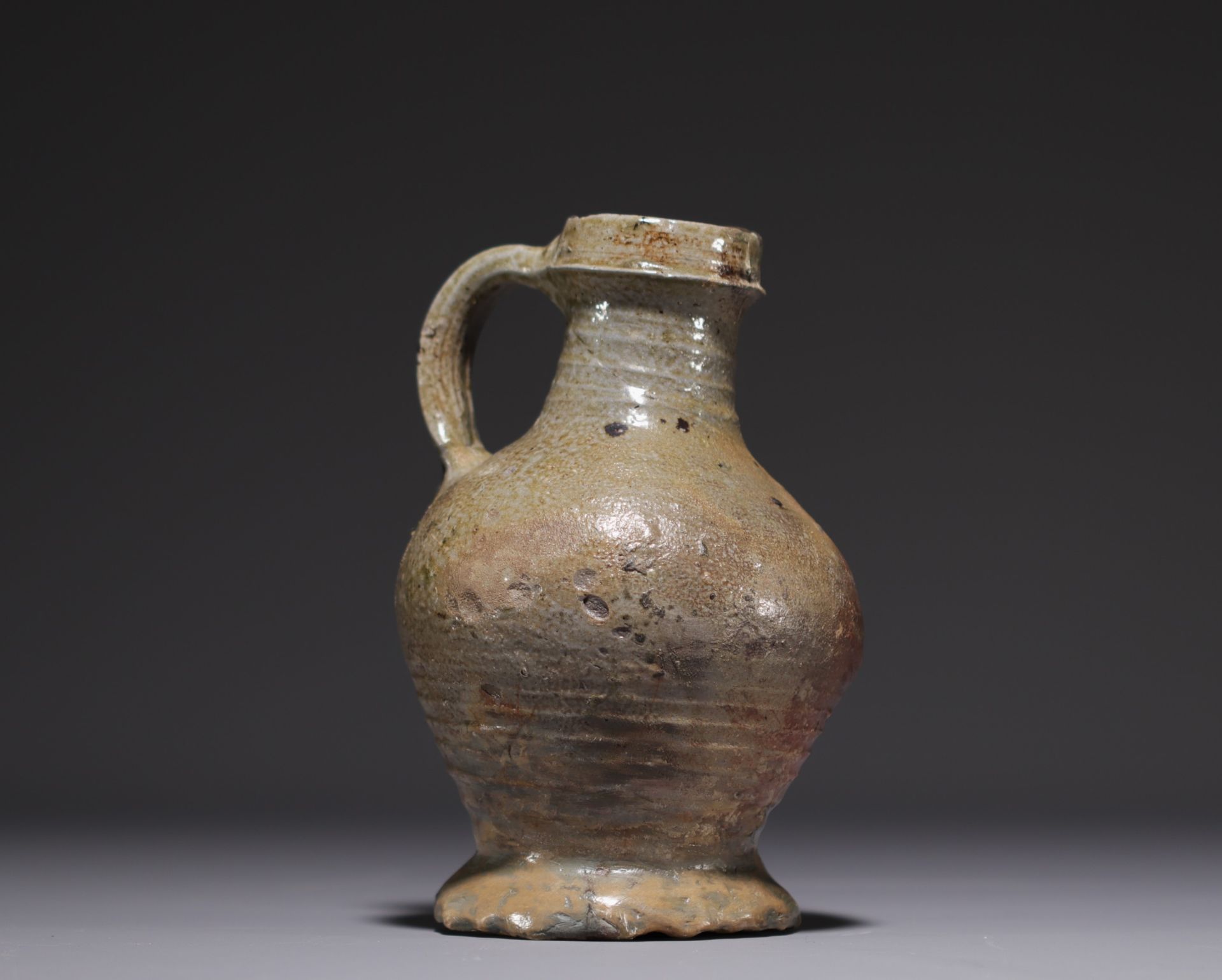 Raeren - Small vase in glazed stoneware, 16th century. - Image 3 of 4