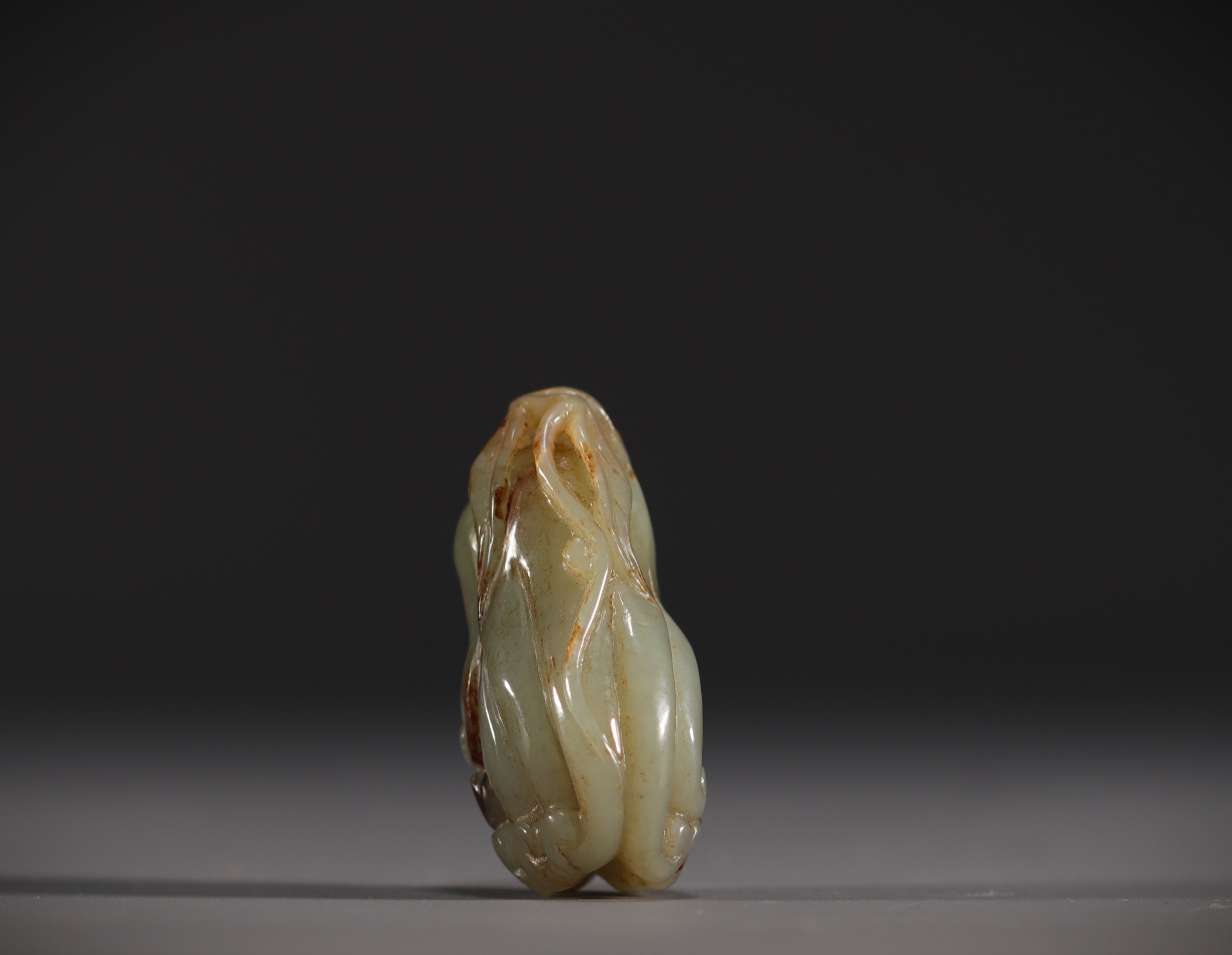 China - "Buddha's hand" Carved jade pendant. - Image 4 of 5