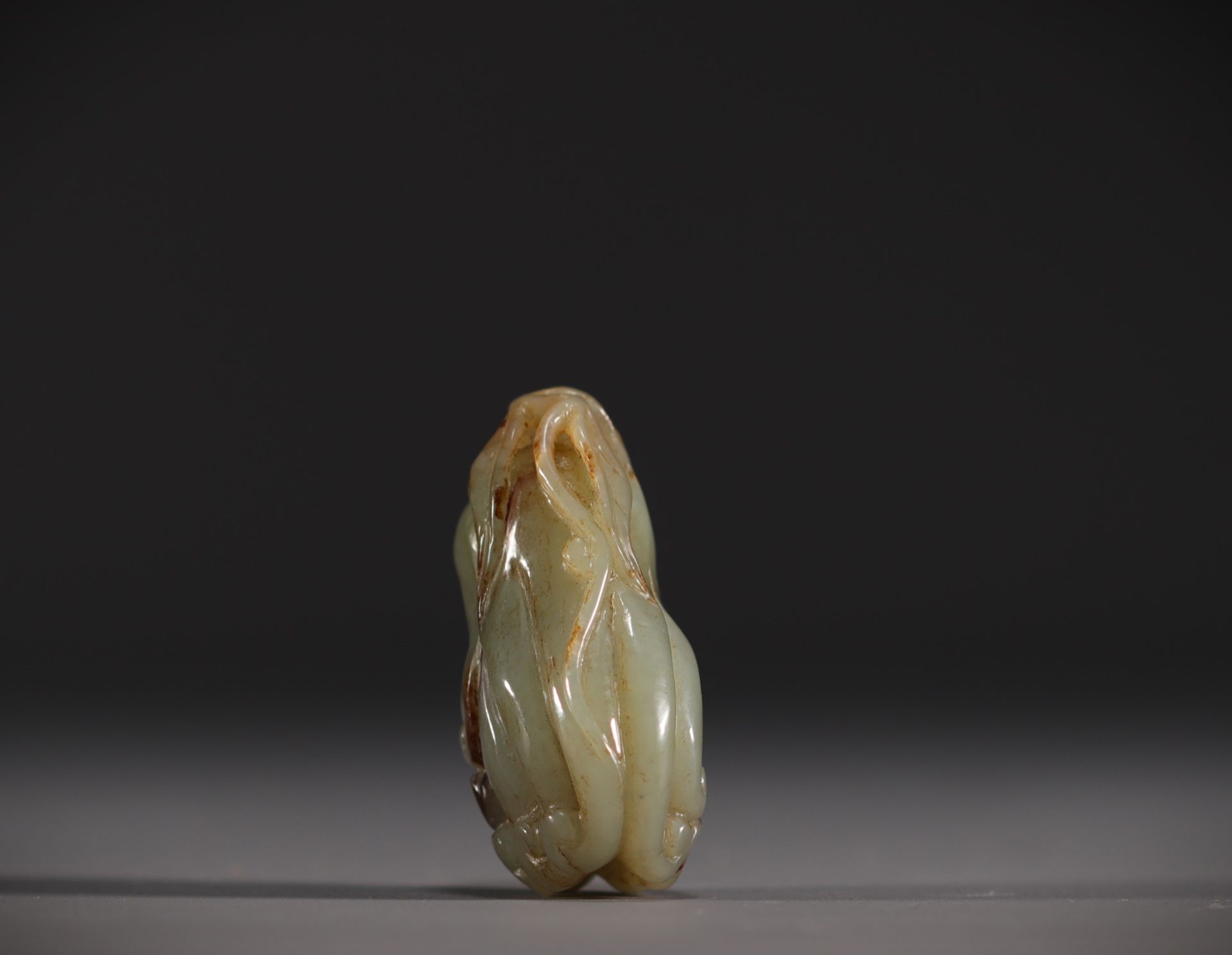 China - "Buddha's hand" Carved jade pendant. - Bild 4 aus 5