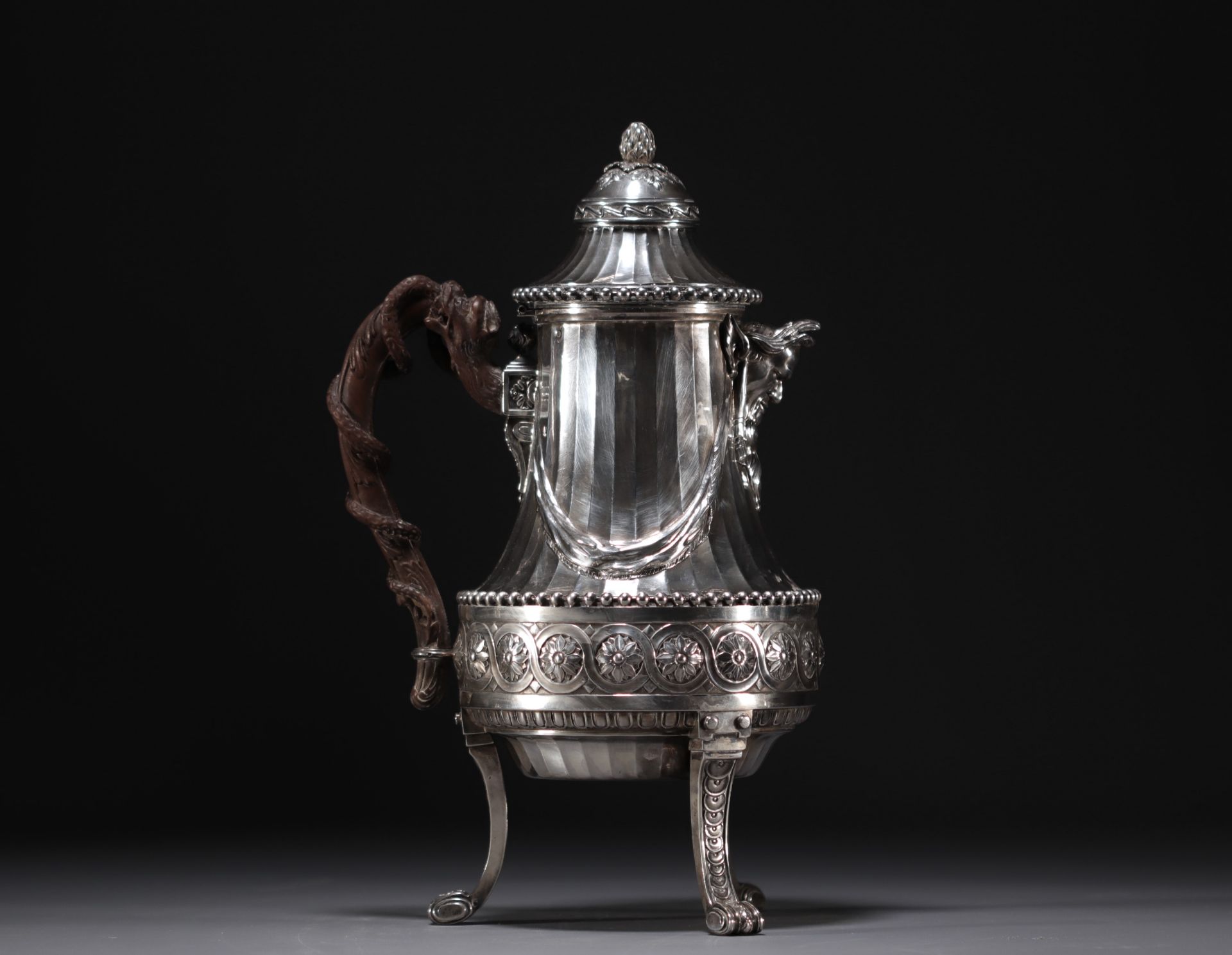 Antoine CARDEILHAC - Exceptional Regency-style solid silver service, 19th century. - Image 4 of 15