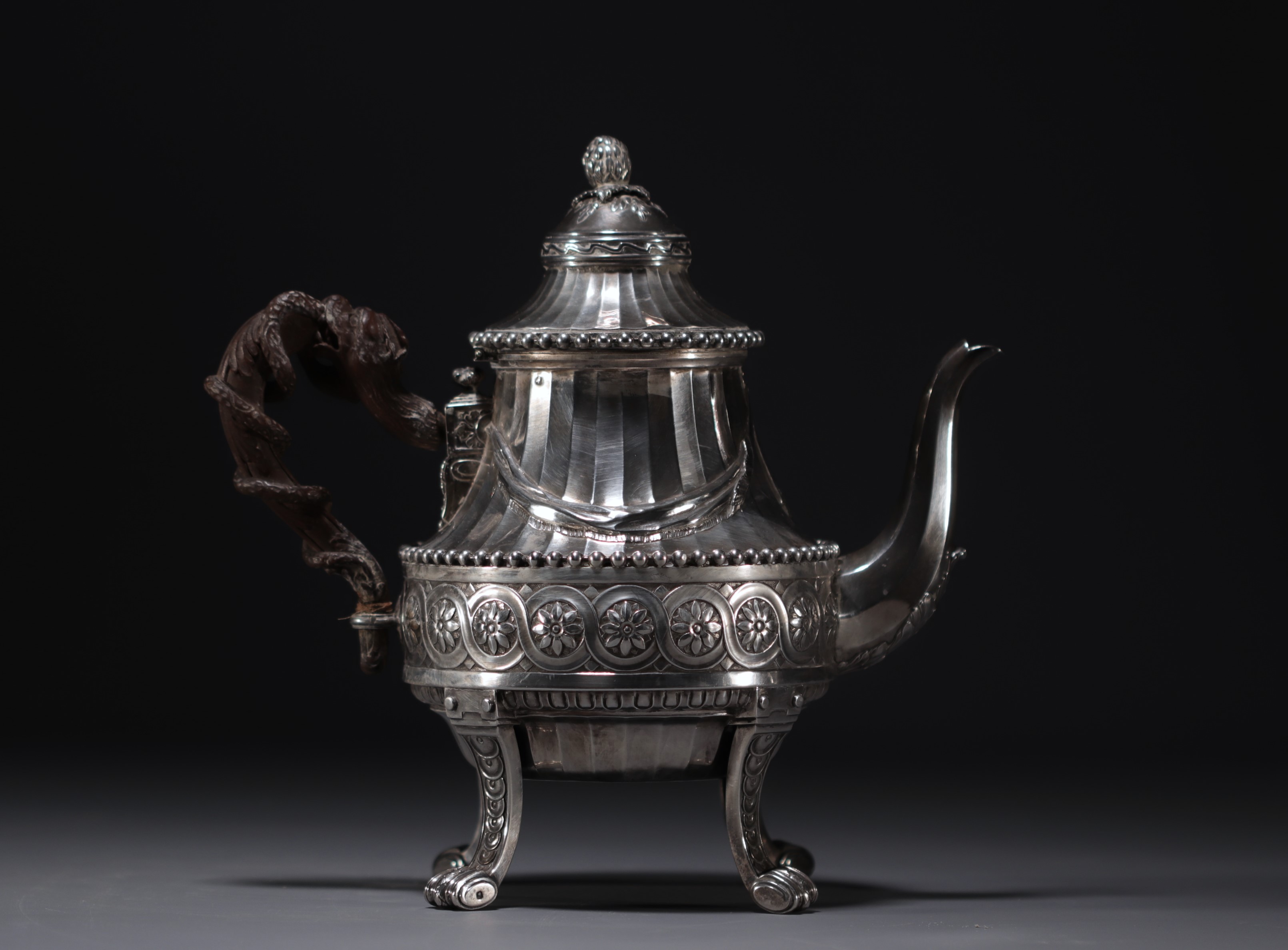 Antoine CARDEILHAC - Exceptional Regency-style solid silver service, 19th century. - Image 8 of 15