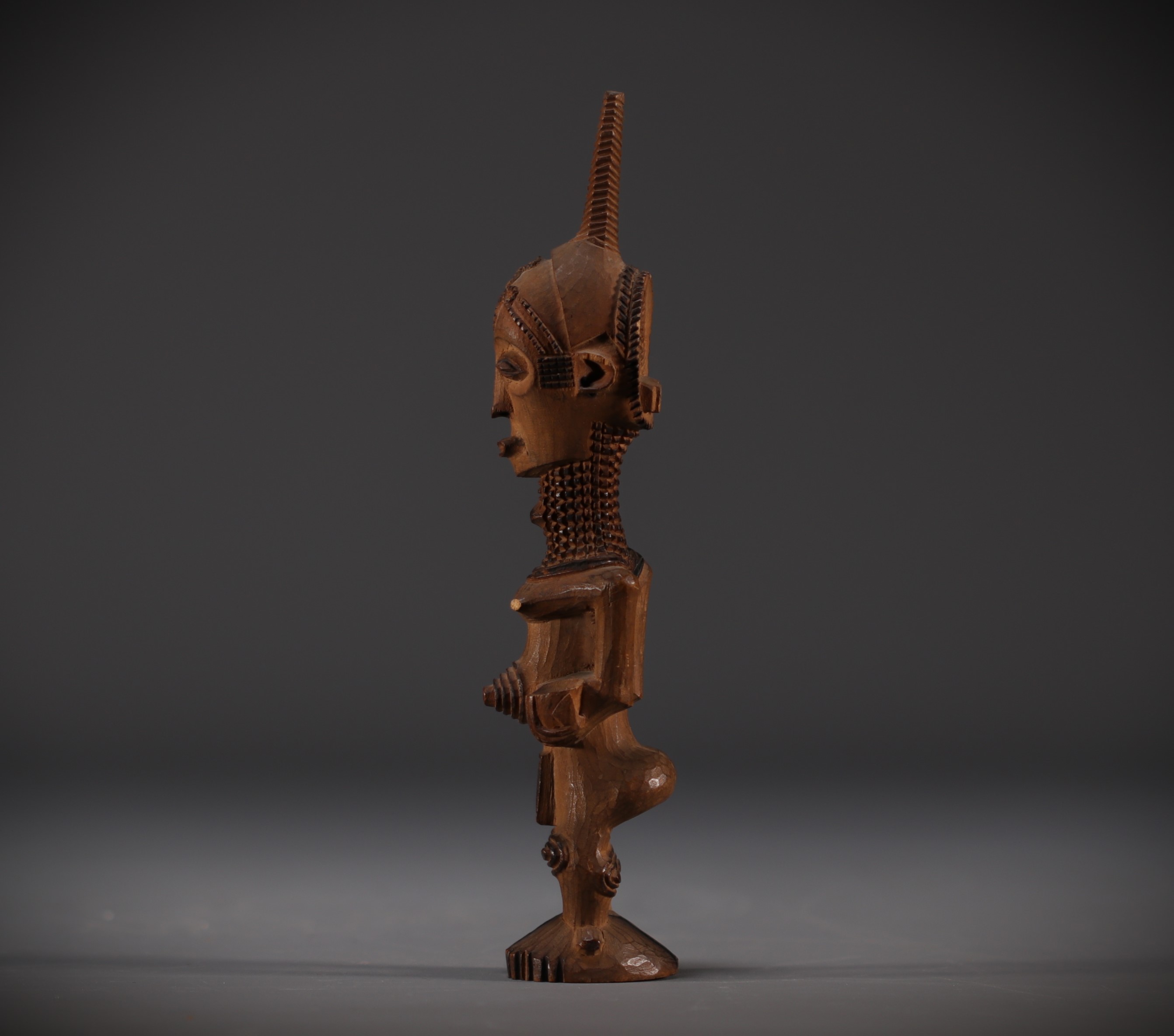 Luluwa statue - collected around 1900 - Rep.Dem.Congo - Image 3 of 6