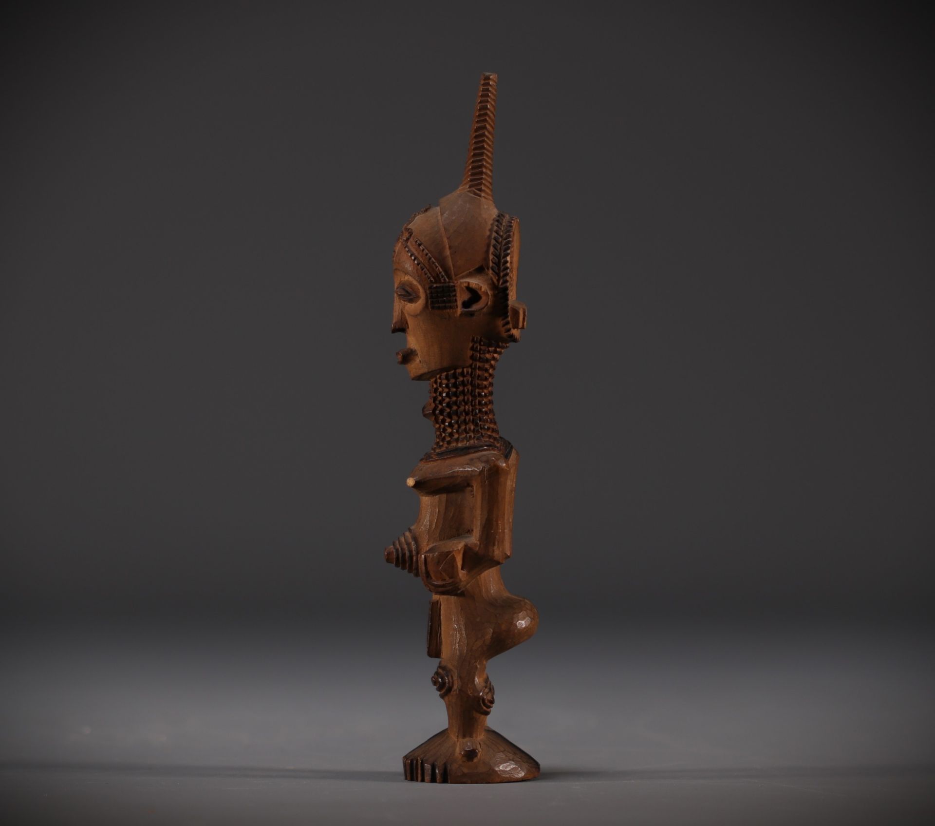 Luluwa statue - collected around 1900 - Rep.Dem.Congo - Image 3 of 6