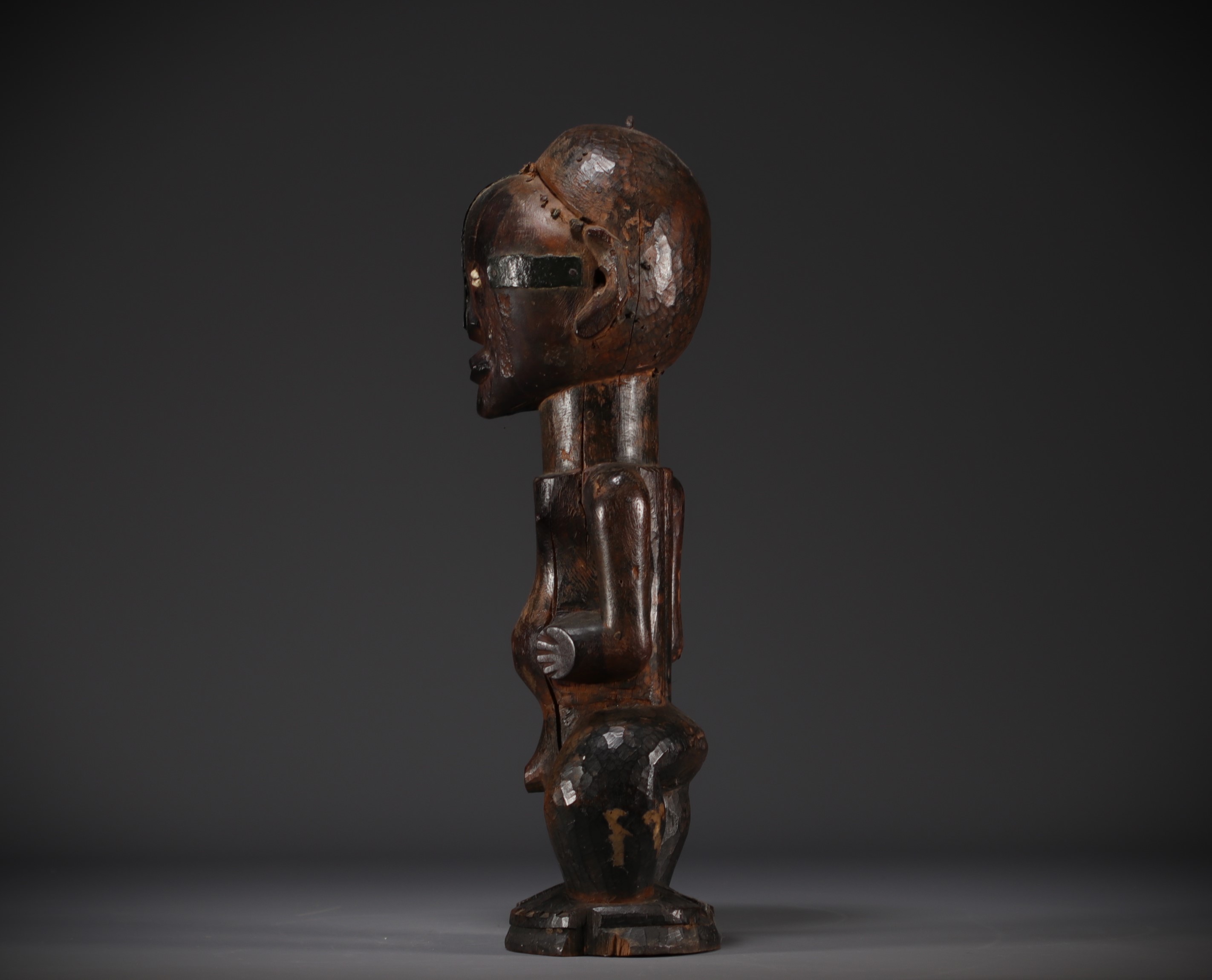 SONGYE male figure - style Sankuru/Lubefu style- Rep.Dem.Congo - Image 3 of 7