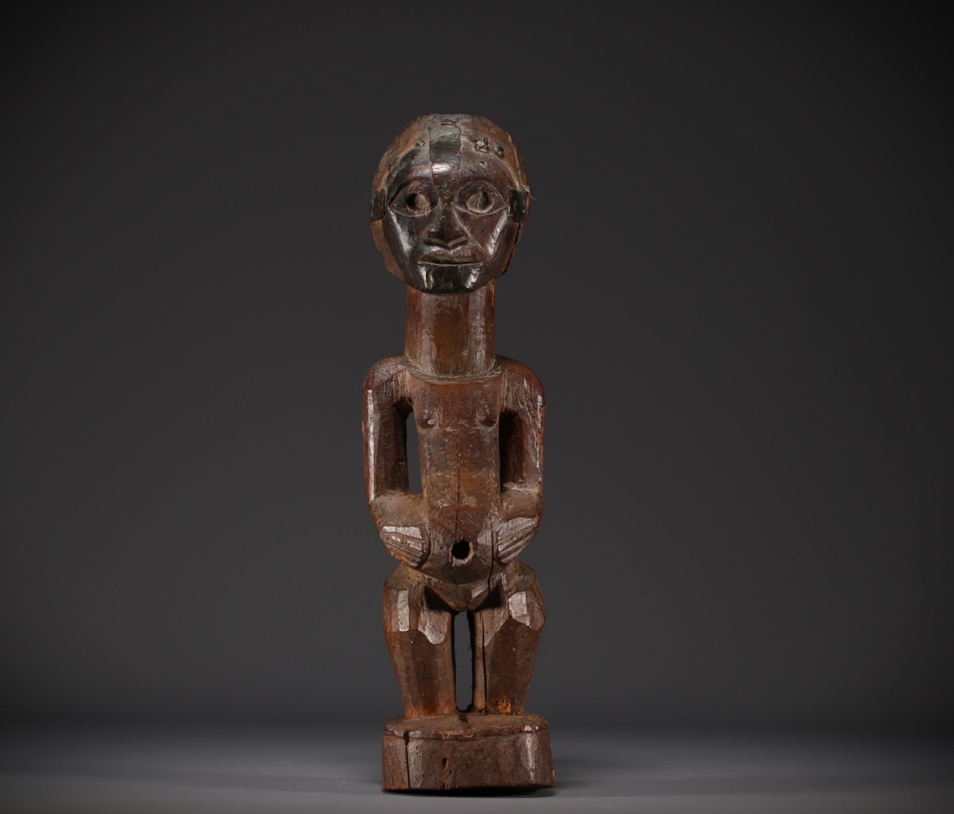 SONGYE statue - Sankuru/Lubefu style collected around 1900 - Rep.Dem.Congo - Bild 5 aus 7