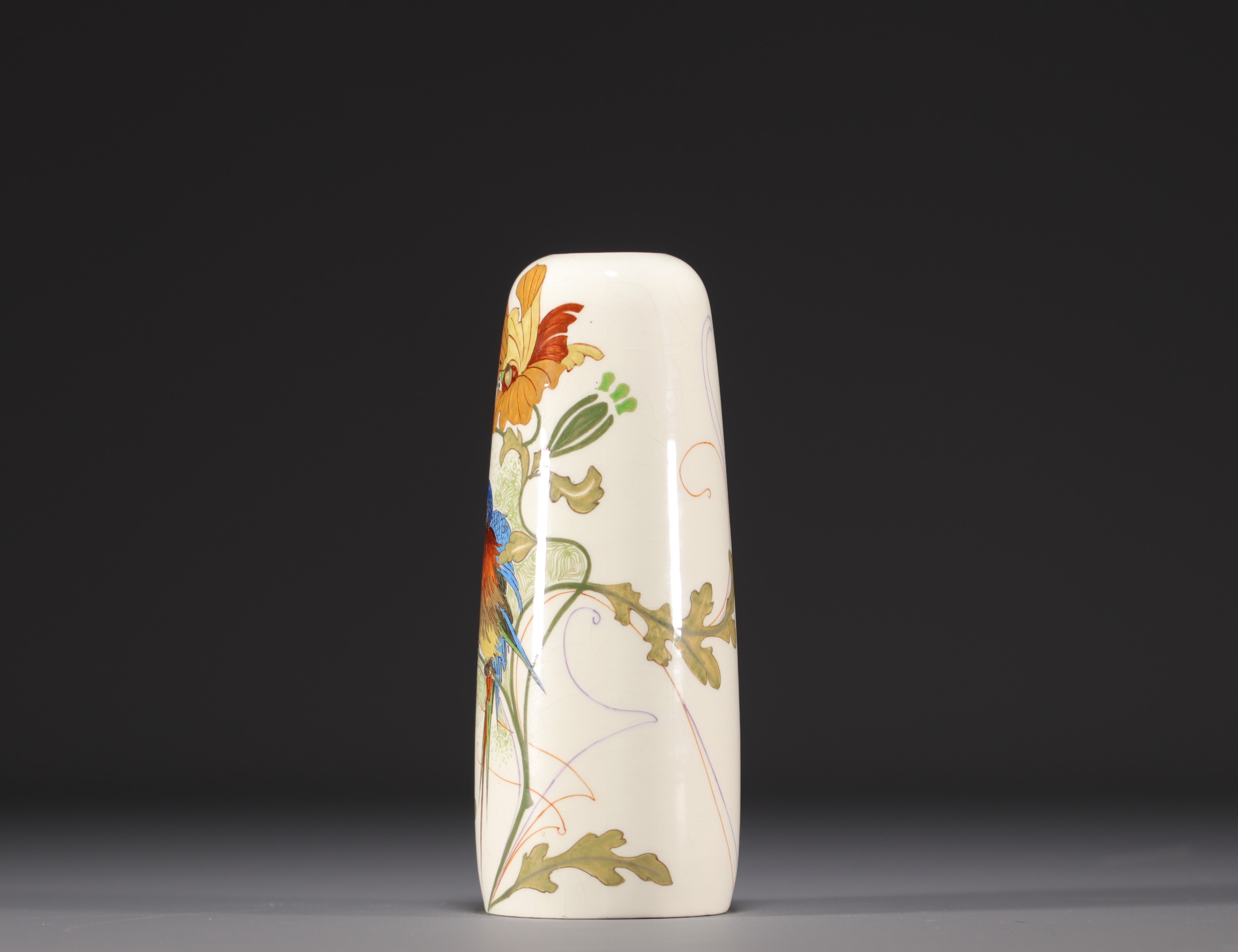 Vase en faience de Gouda, South Holland, vers 1900-1910. - Image 4 of 6