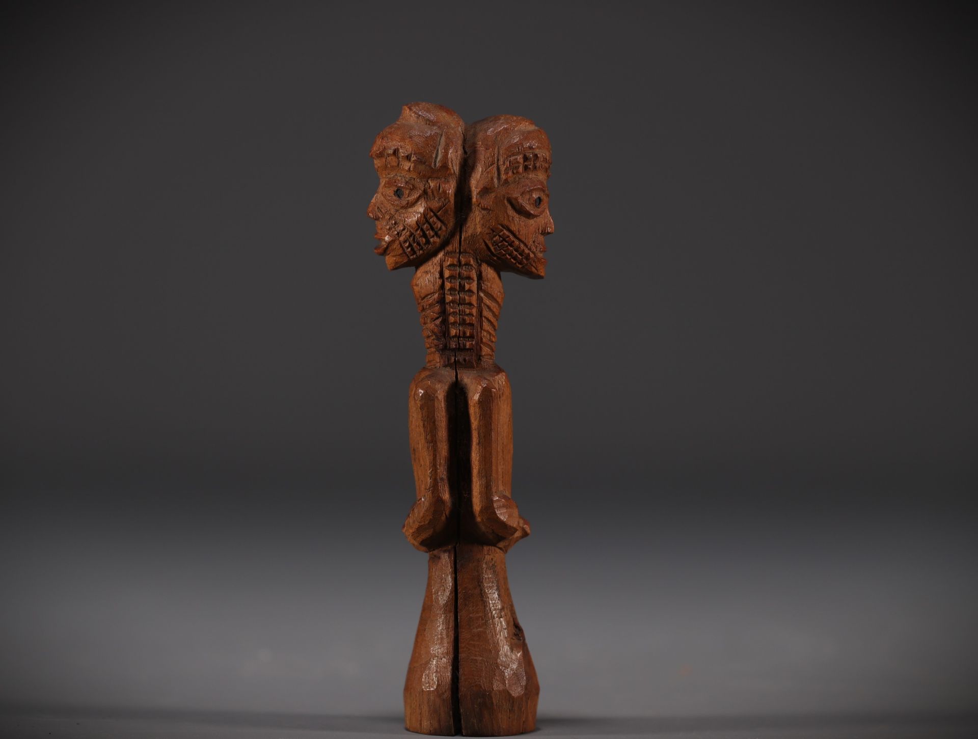 Lulua - Janus figure - Rep.Dem.Congo - Image 3 of 4