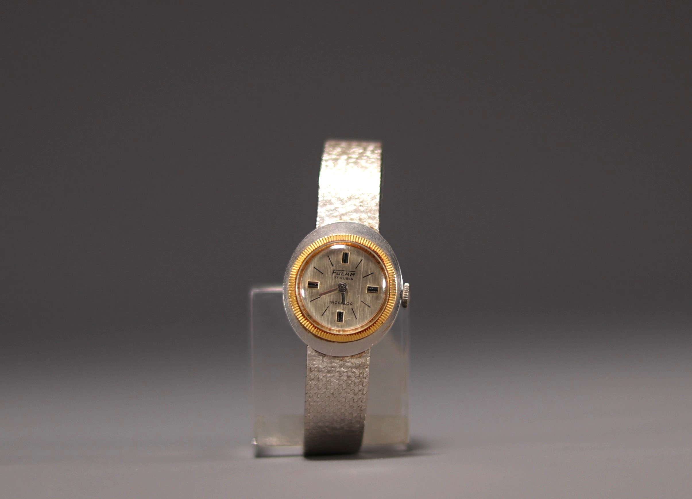 Fulam - Ladies' watch in 18K white and yellow gold weighing 38.3 grams. - Image 3 of 3