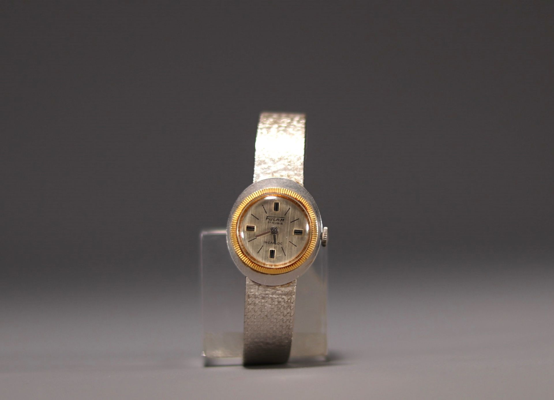 Fulam - Ladies' watch in 18K white and yellow gold weighing 38.3 grams. - Bild 3 aus 3