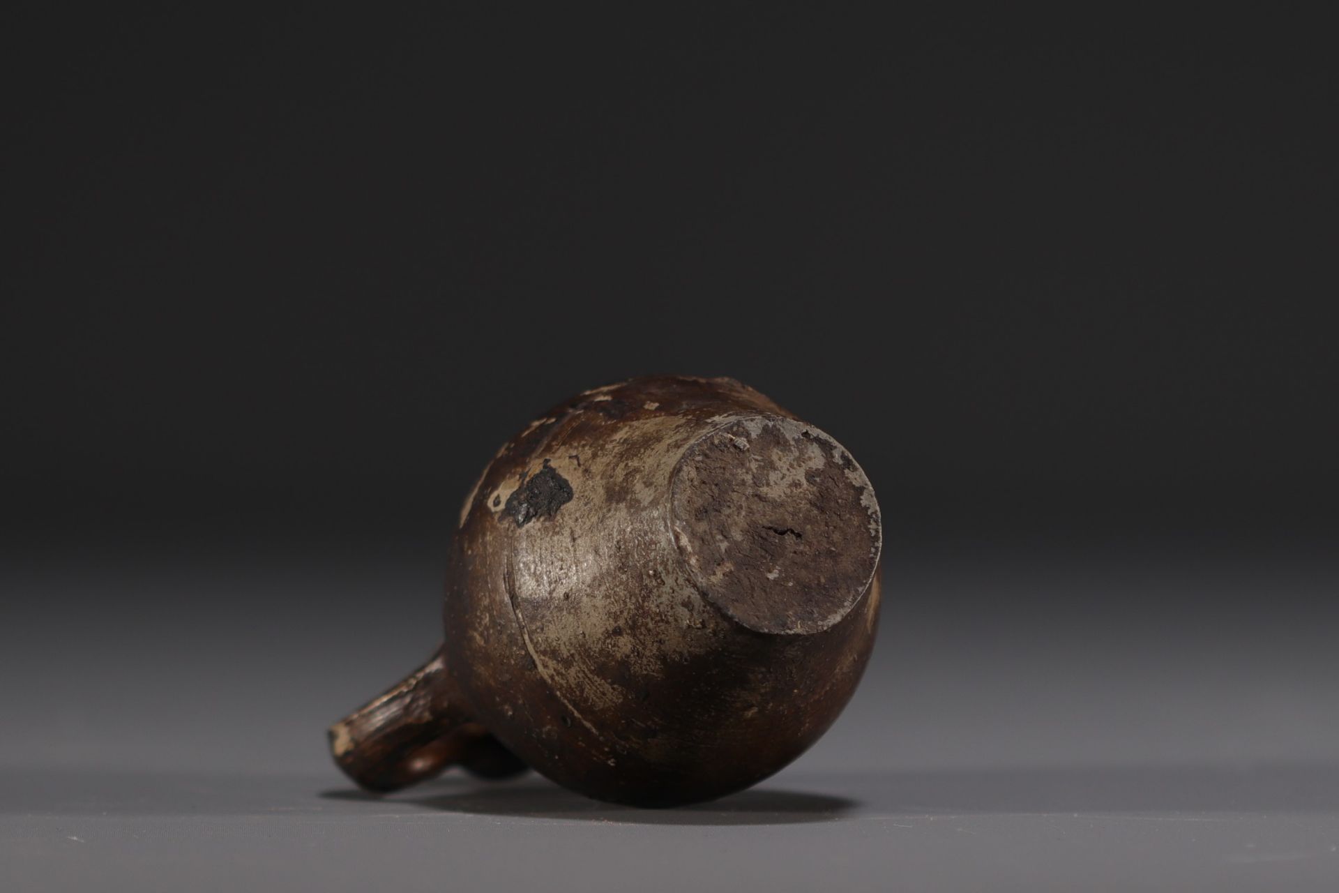Raeren - Stoneware miniature jug with face decoration, 16th century. - Bild 5 aus 5