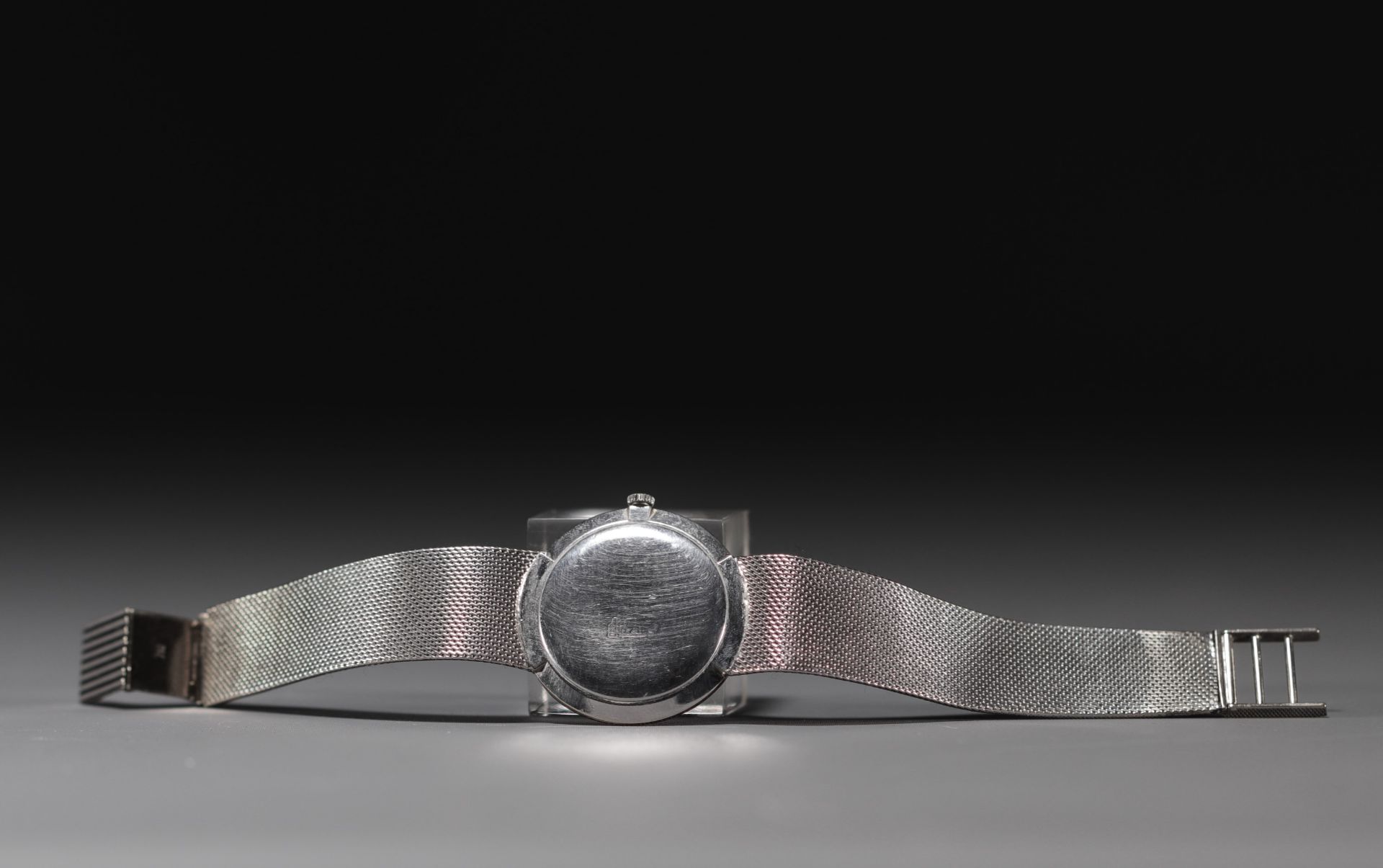 NAVA - Mechanical watch, complete with 18k white gold, men's model circa 1980. - Bild 2 aus 3
