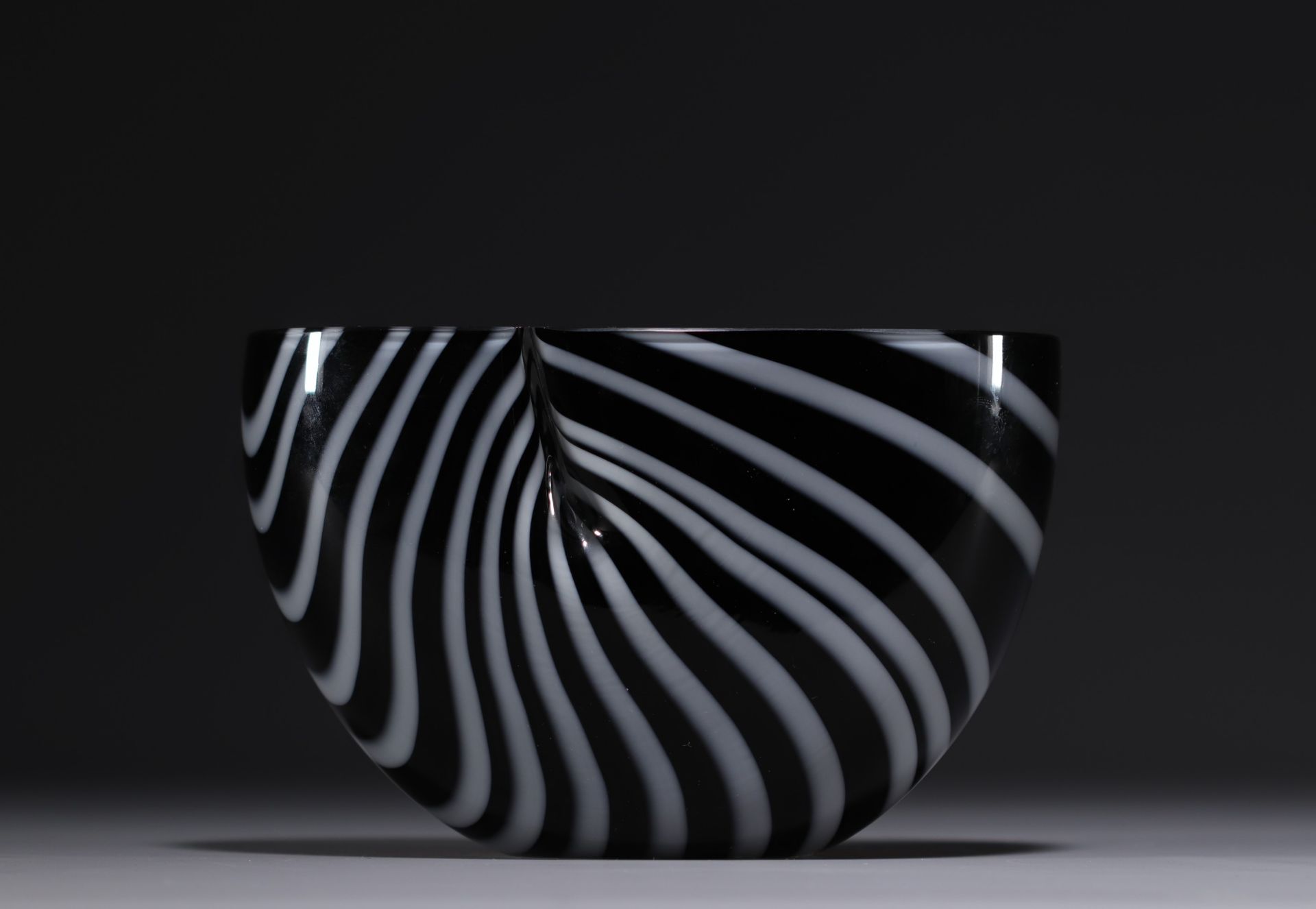 Lino TOGLIAPIETRA (1934- ) Vase "Mogambo" Effetre International MURANO 1987 - Image 4 of 6