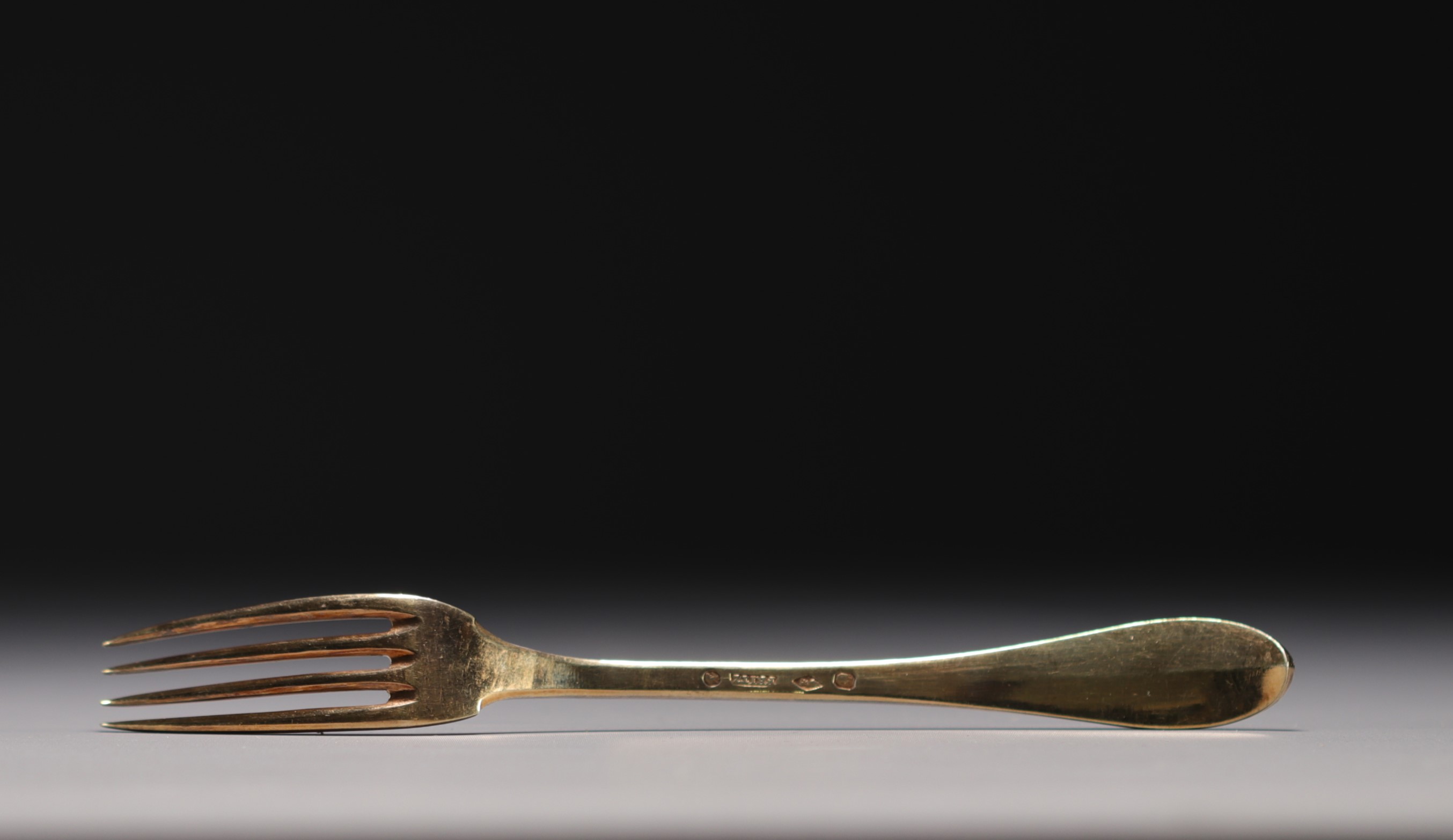 Set of various pieces of cutlery in vermeil weighing 1250gr. - Image 4 of 8