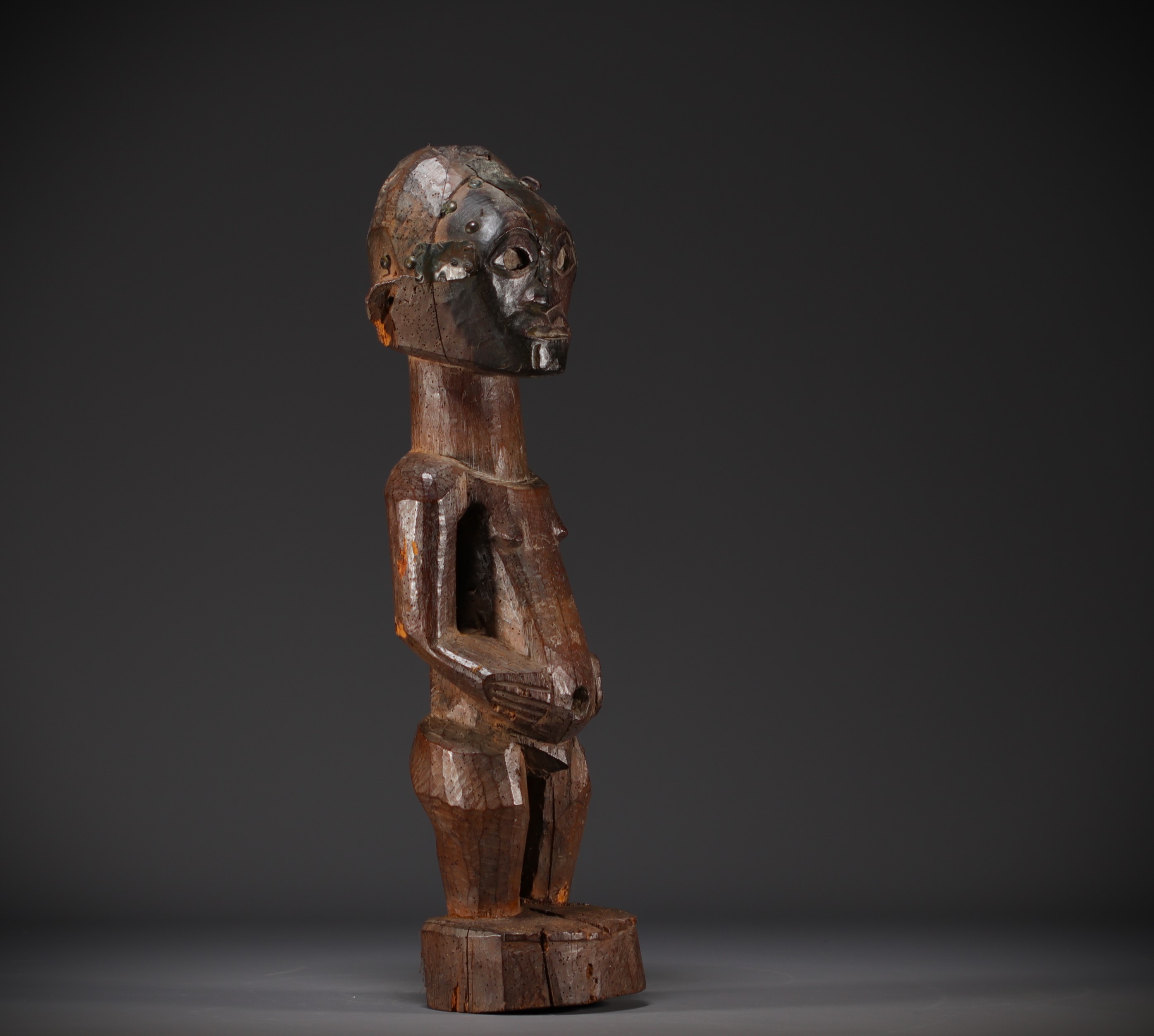 SONGYE statue - Sankuru/Lubefu style collected around 1900 - Rep.Dem.Congo