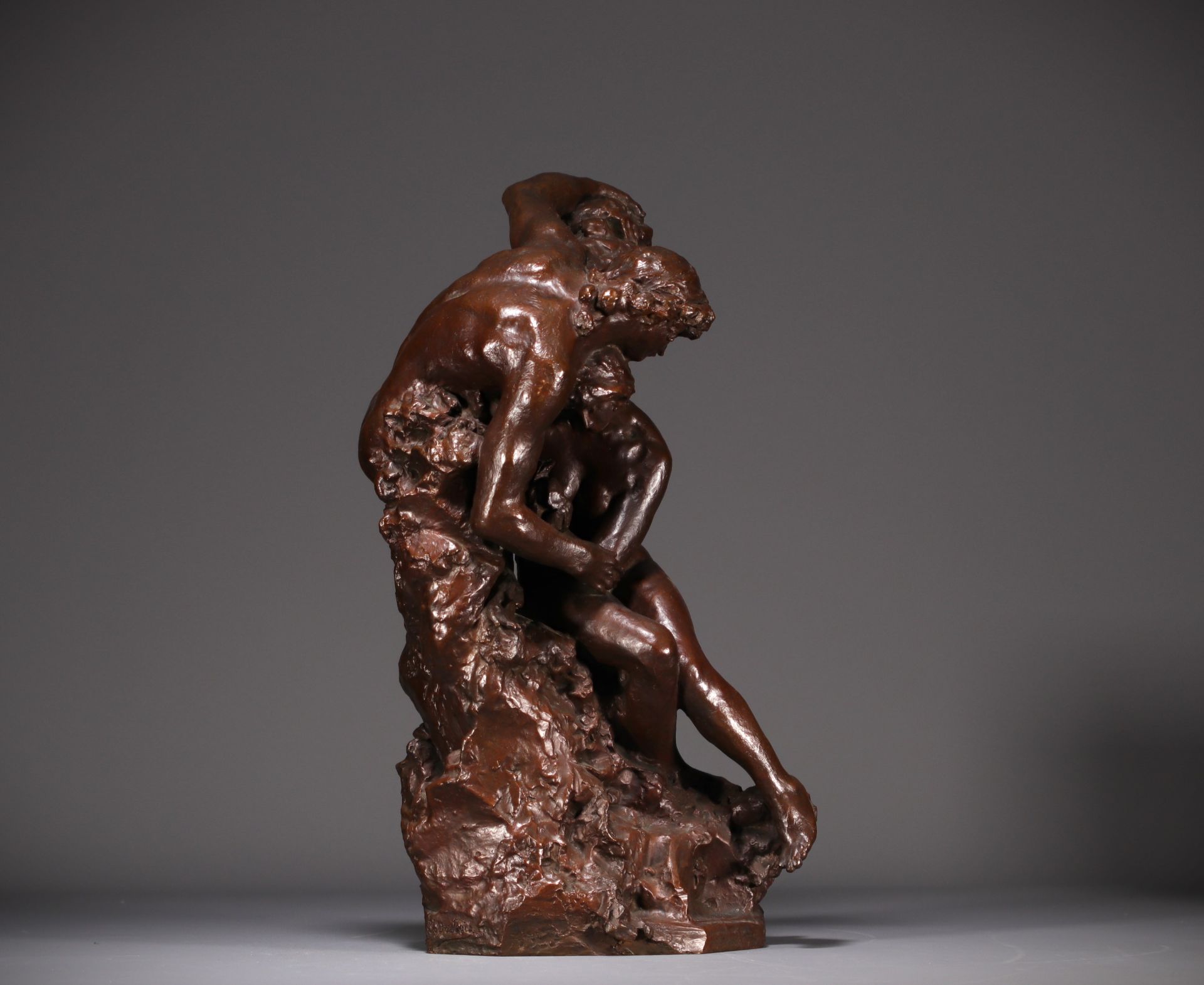 Jules DESBOIS (1851-1935) "L'Amour" Lost wax bronze, signed J. Desbois, nÂ°1, Stamp Hebrard foundry. - Bild 2 aus 7