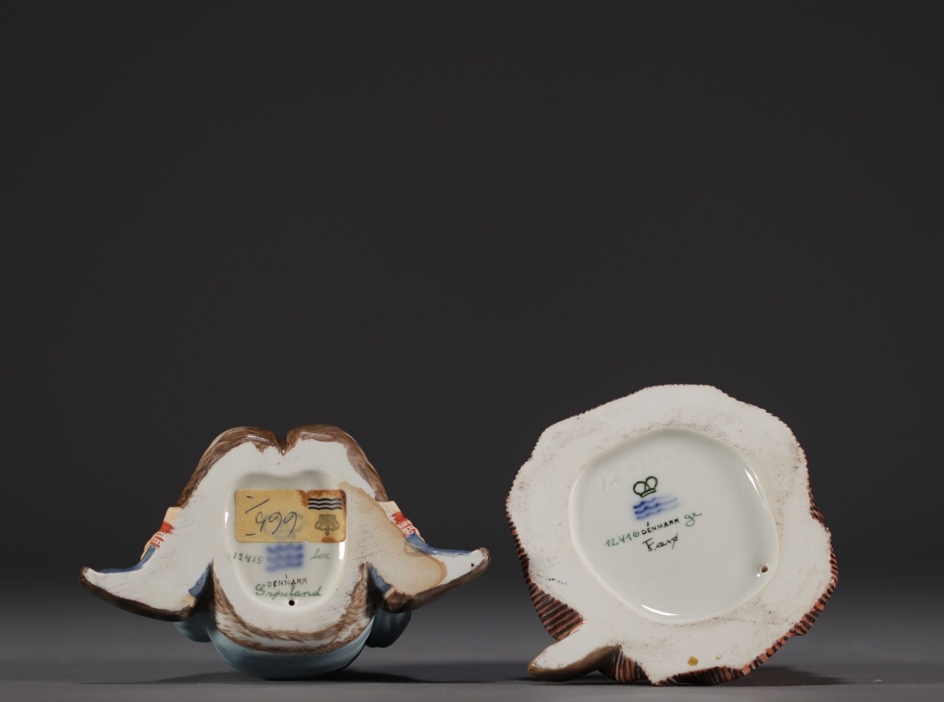 Carl MARTIN-HANSEN for Royal Copenhagen, "Jeune fille des Feroe" and "Greenland", in porcelain, Juli - Bild 5 aus 5