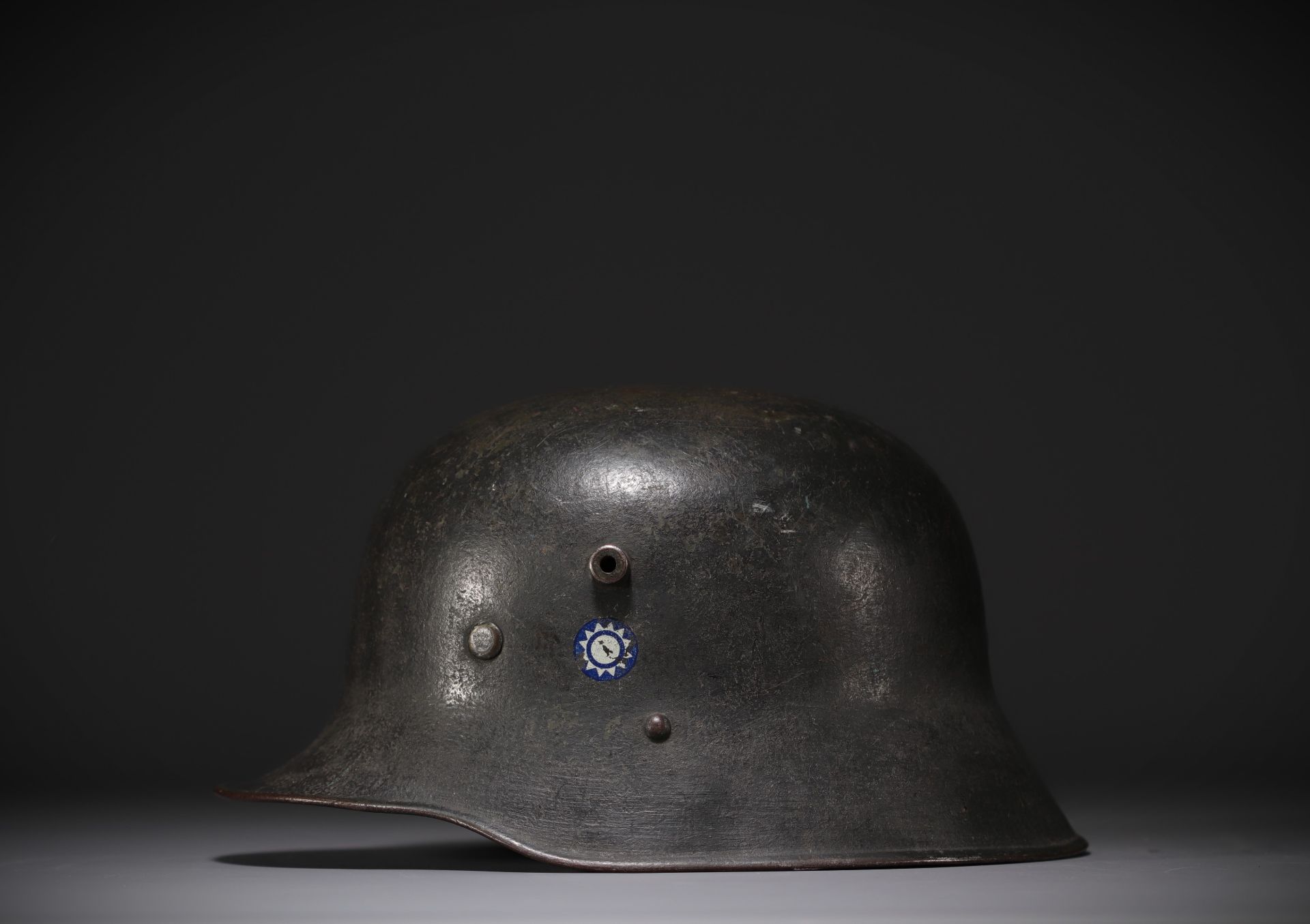 German helmet used by China during Sino-German cooperation. - Image 3 of 4