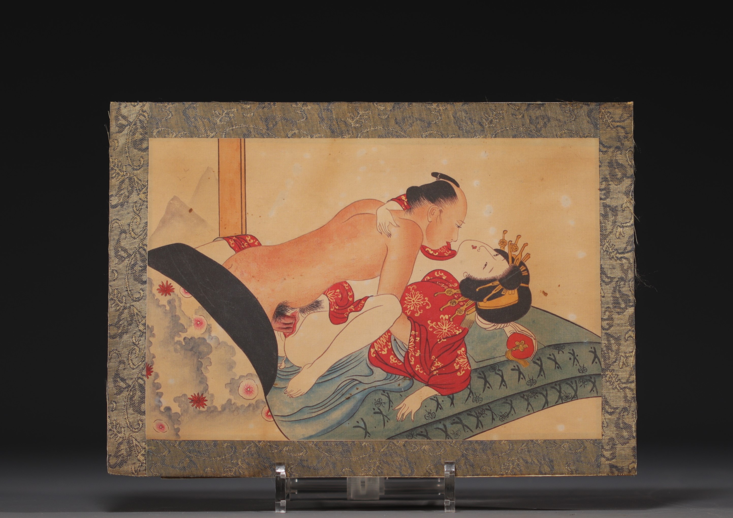 Japan - Erotic print, Meiji period. - Image 2 of 2