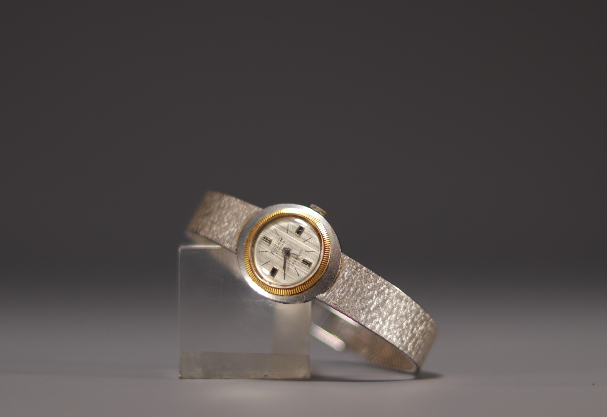 Fulam - Ladies' watch in 18K white and yellow gold weighing 38.3 grams.