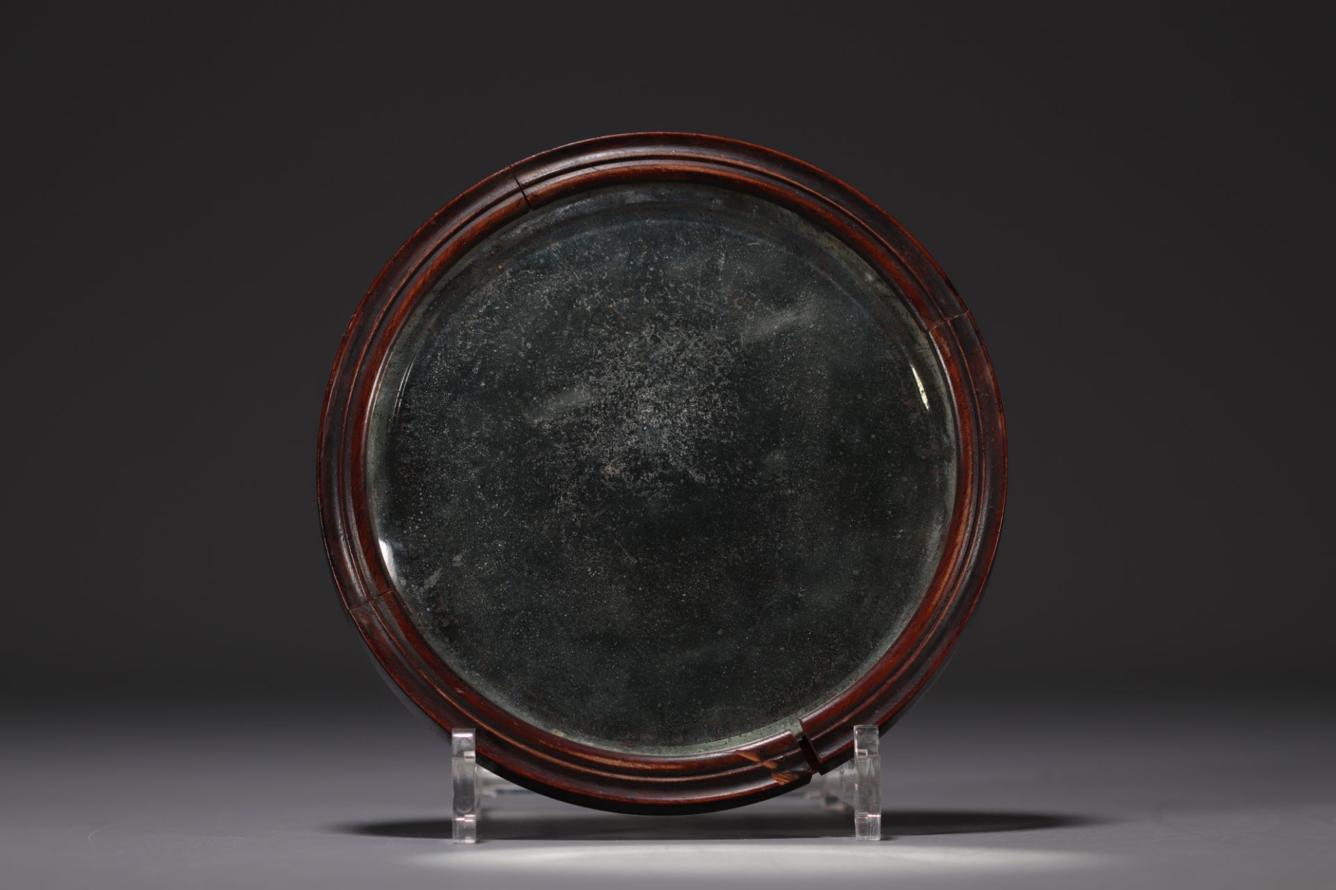 China - Carved jade hand mirror. - Bild 5 aus 5