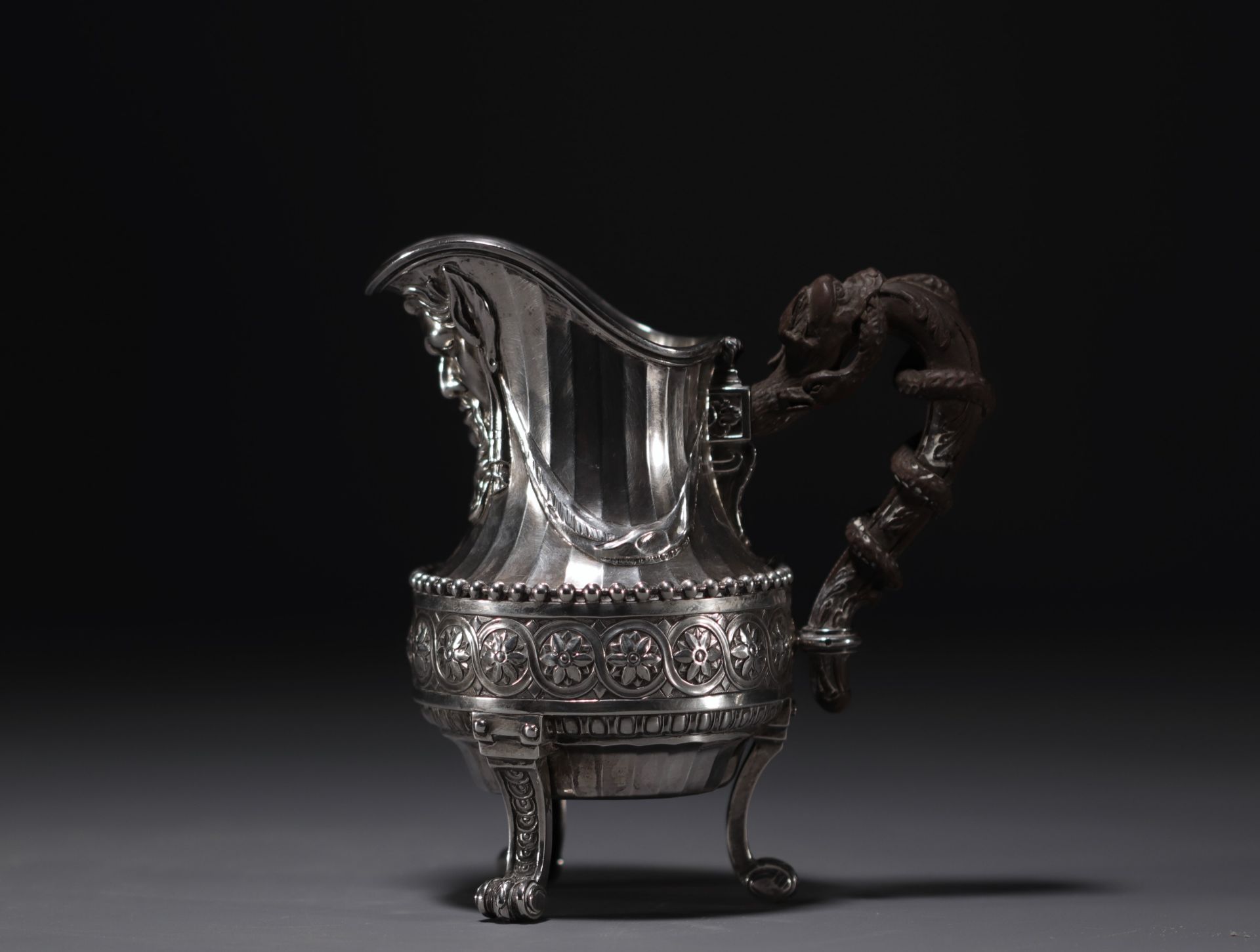 Antoine CARDEILHAC - Exceptional Regency-style solid silver service, 19th century. - Image 7 of 15