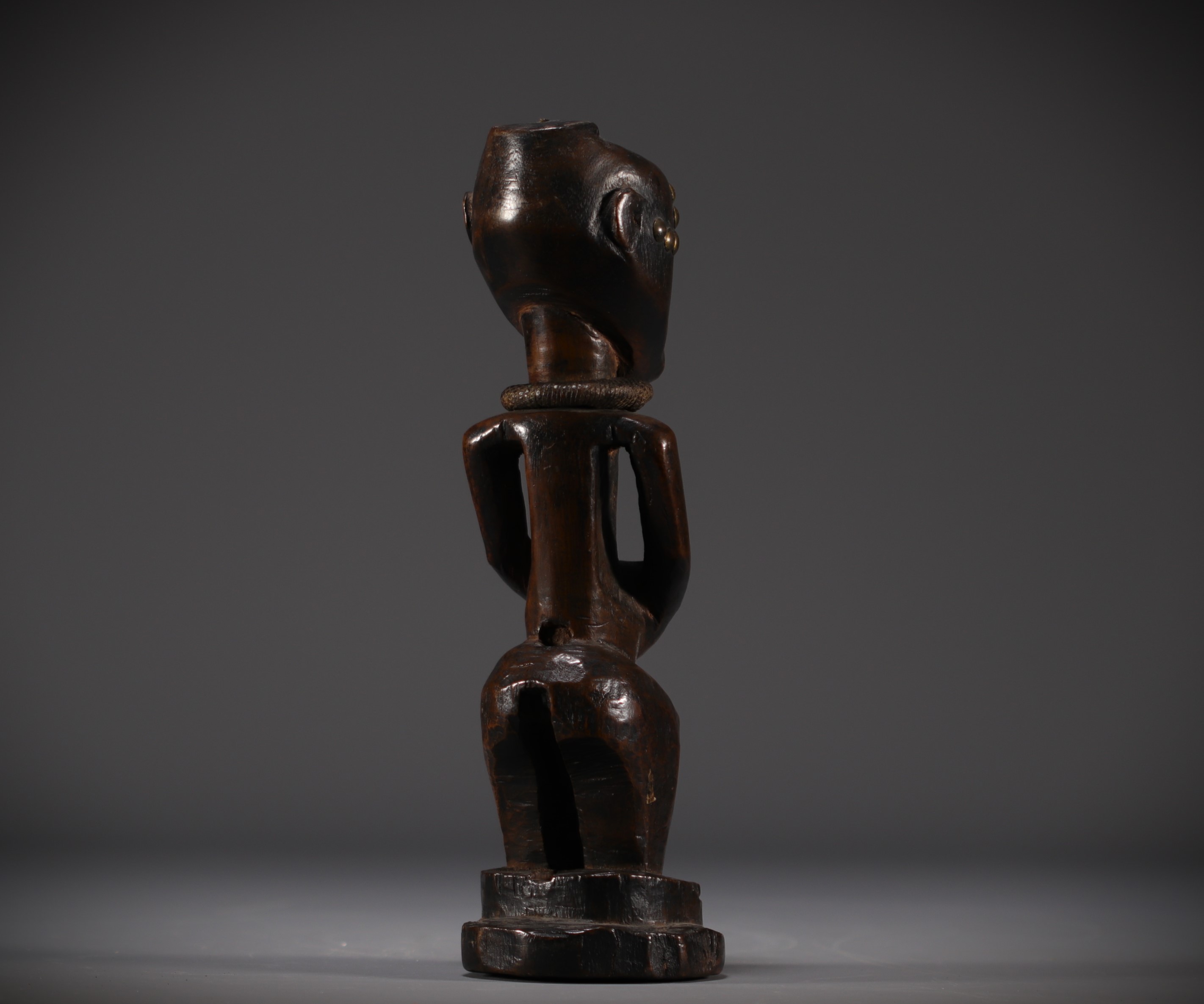 Statue SONGYE- collectee vers 1900 - Rep.Dem.Congo - Image 3 of 7