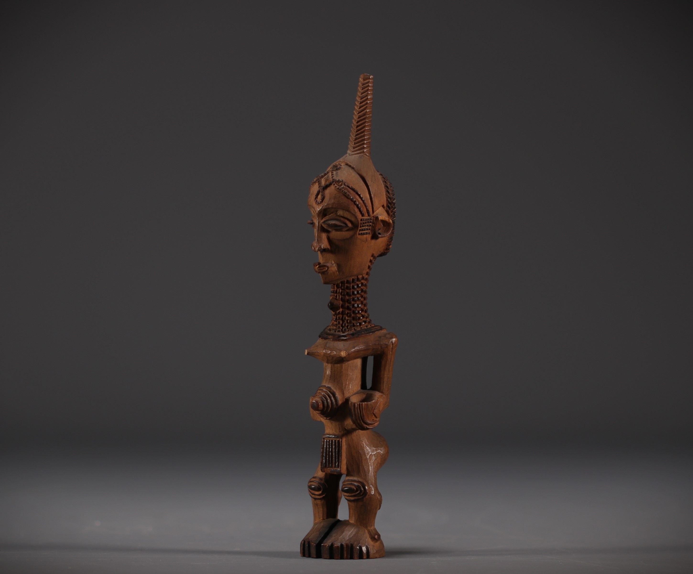 Luluwa statue - collected around 1900 - Rep.Dem.Congo - Image 4 of 6