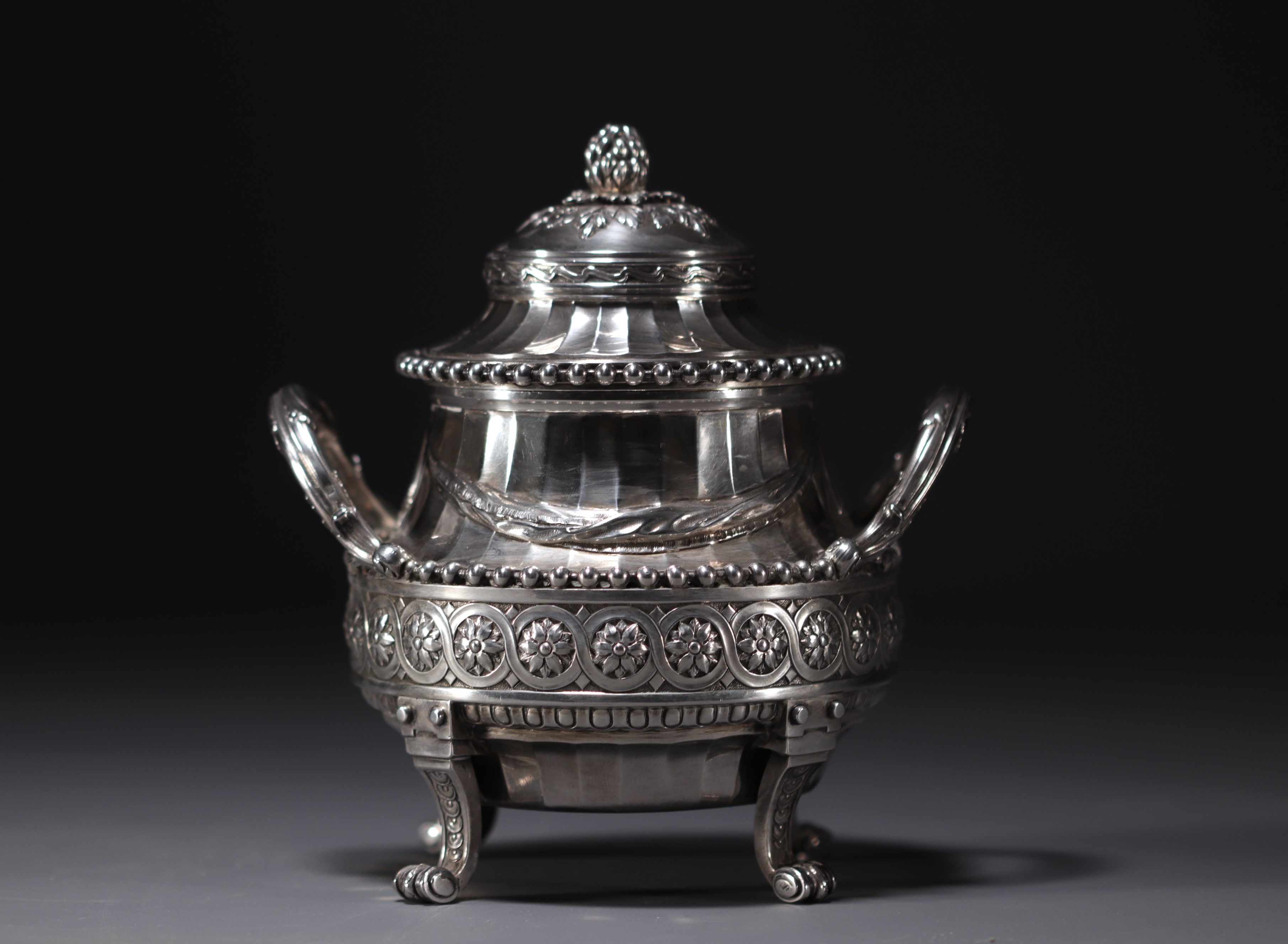 Antoine CARDEILHAC - Exceptional Regency-style solid silver service, 19th century. - Image 12 of 15