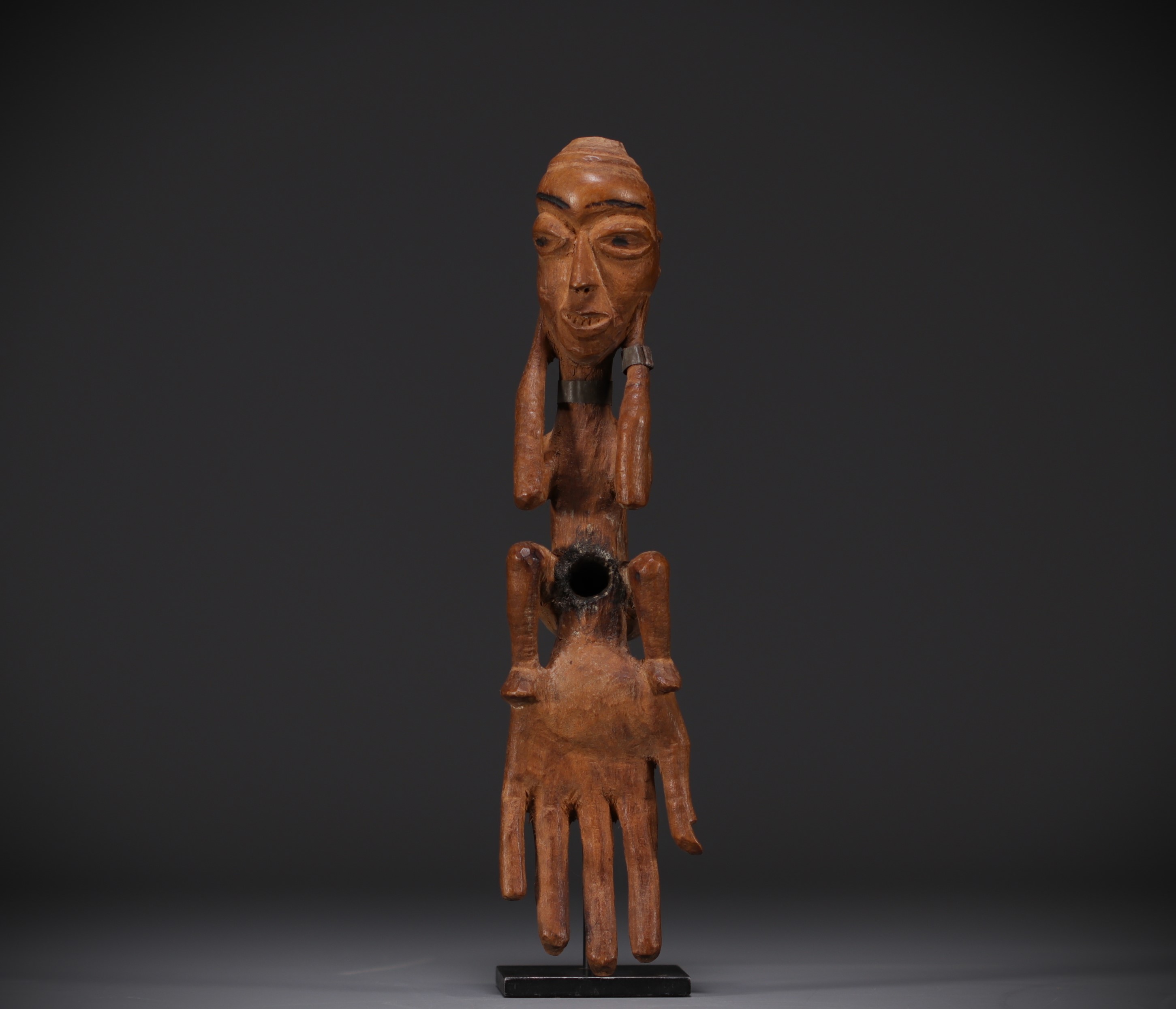 Luluwa - Anthropomorphic pipe - Dem.Rep.Congo