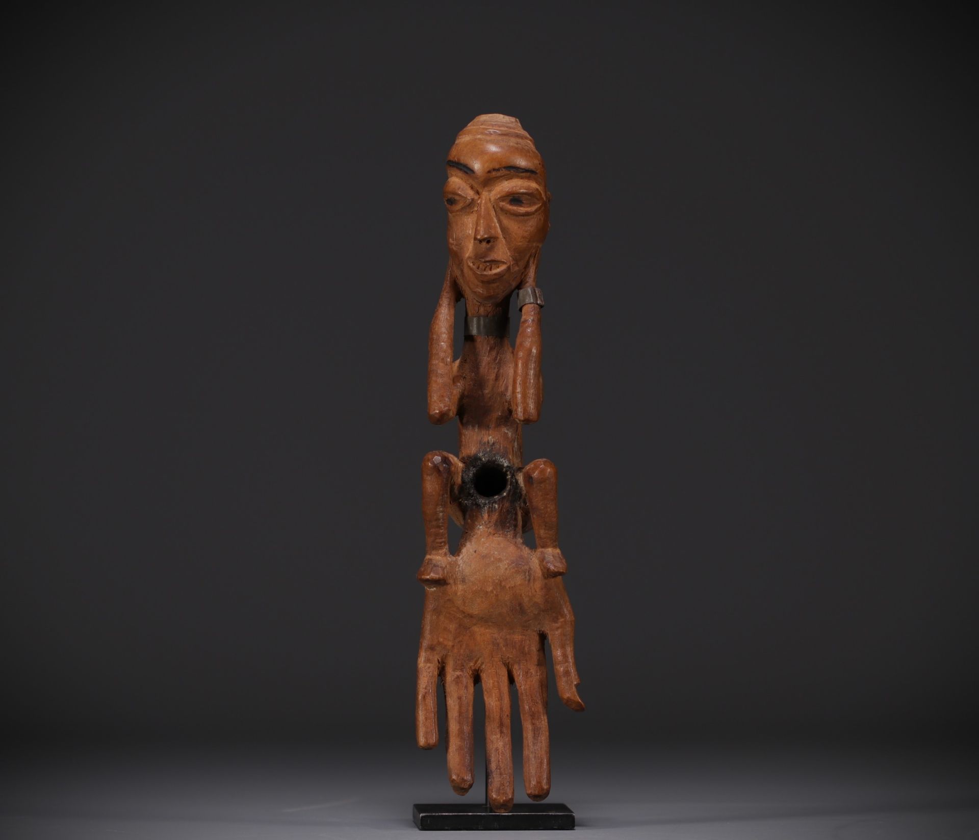 Luluwa - Anthropomorphic pipe - Dem.Rep.Congo