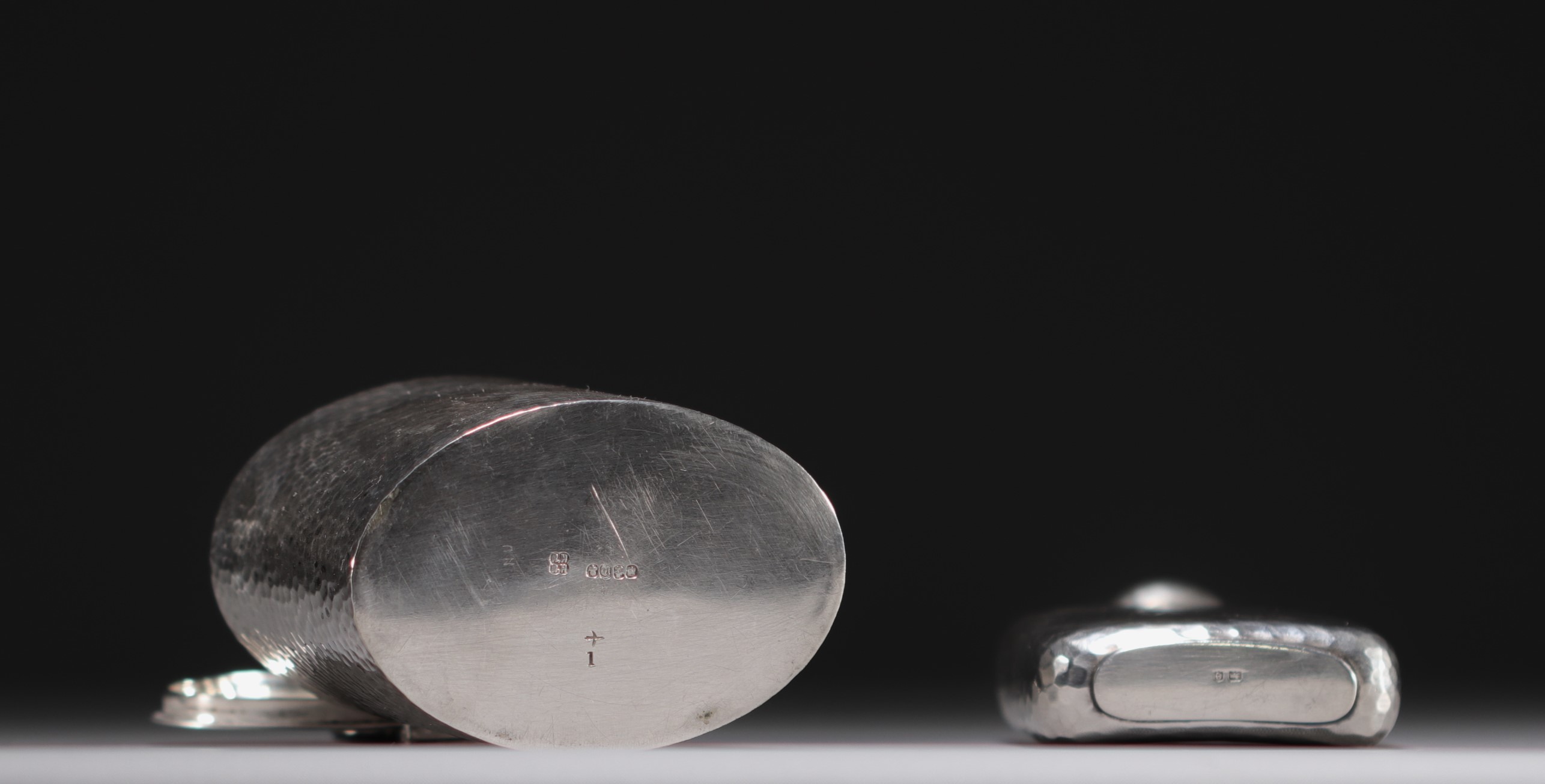 Set consisting of a silver tea flask and box, various hallmarks. - Image 3 of 3