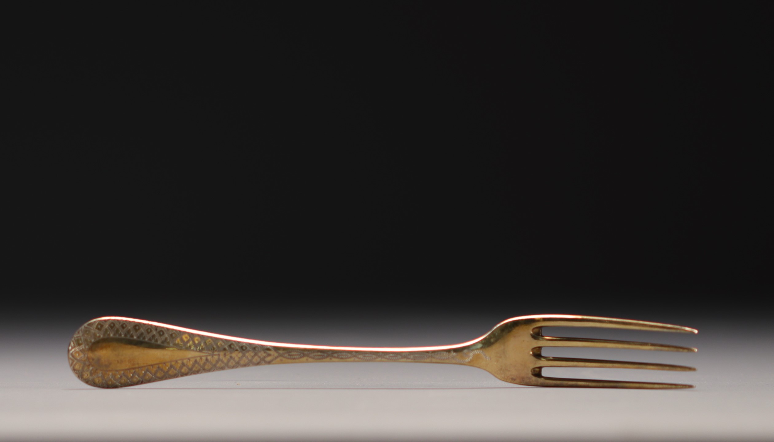 Set of various pieces of cutlery in vermeil weighing 1250gr. - Image 8 of 8