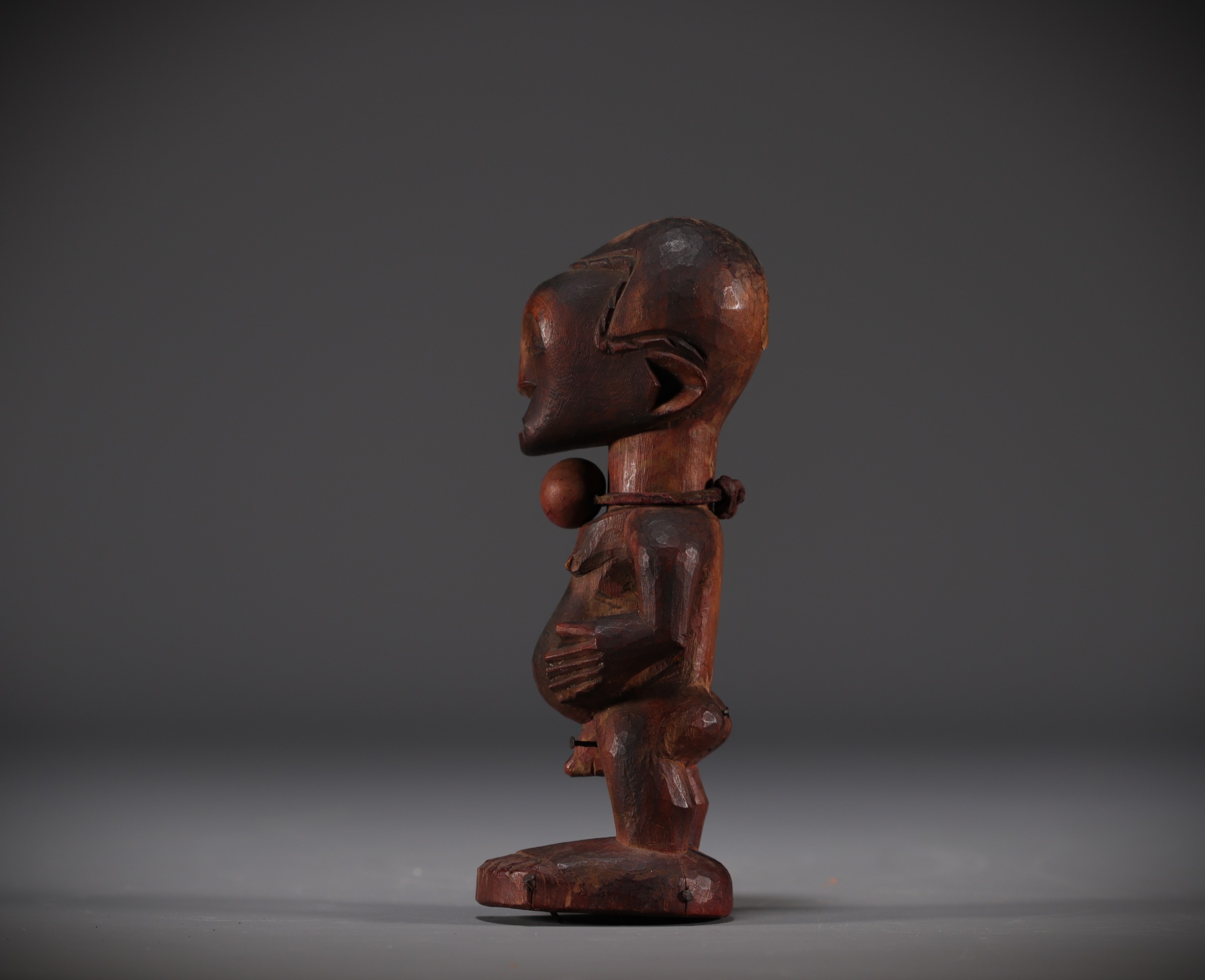 SONGYE figure - Kalebwe - collected around 1900. Rep.Dem.Congo - Image 3 of 5