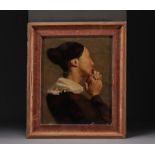 Study for "Portait de femme" Oil on canvas, 19th century.