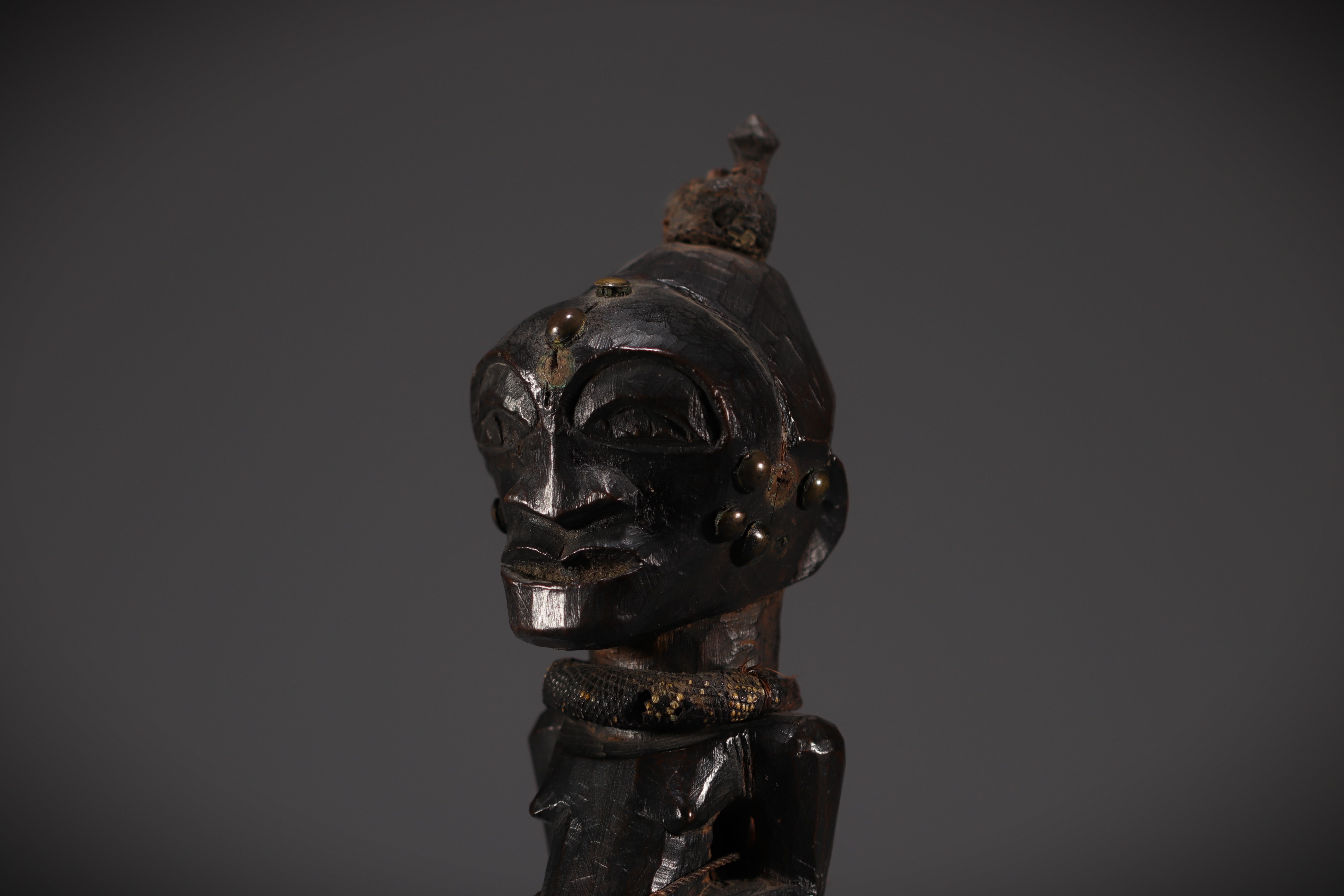 SONGYE ritual figure - collected around 1900 - Rep.Dem.Congo - Image 7 of 7