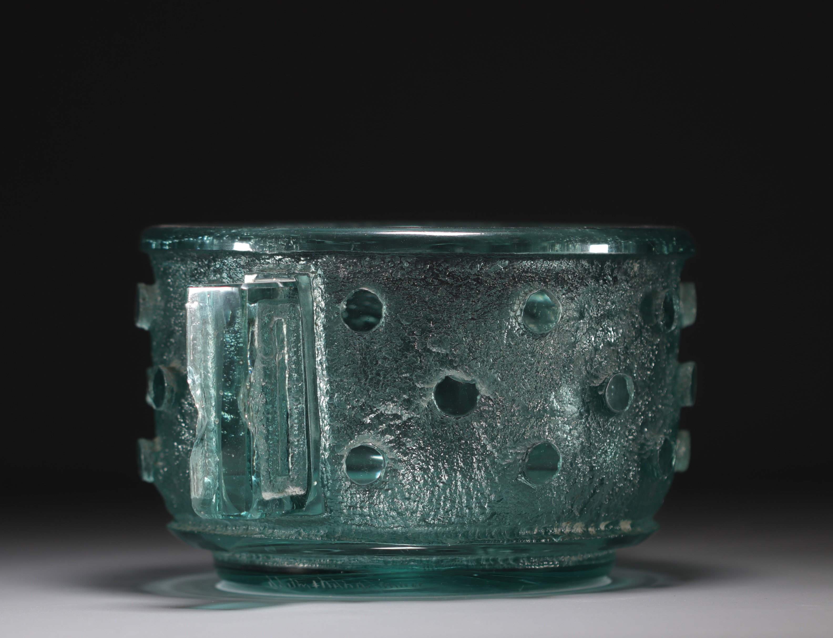 DAUM Nancy - Imposing Art Deco engraved crystal bowl. - Image 2 of 4