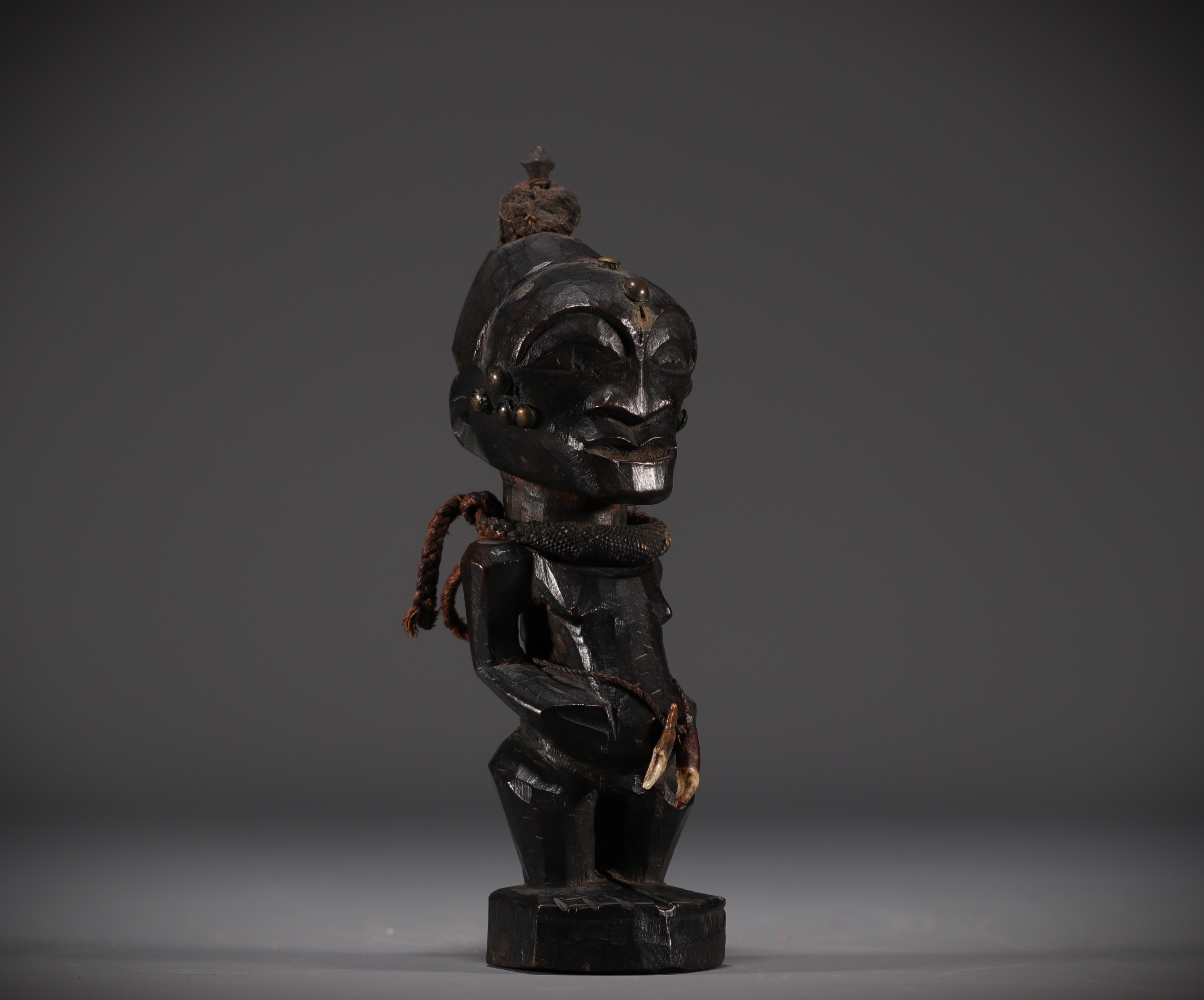 SONGYE ritual figure - collected around 1900 - Rep.Dem.Congo - Image 3 of 7