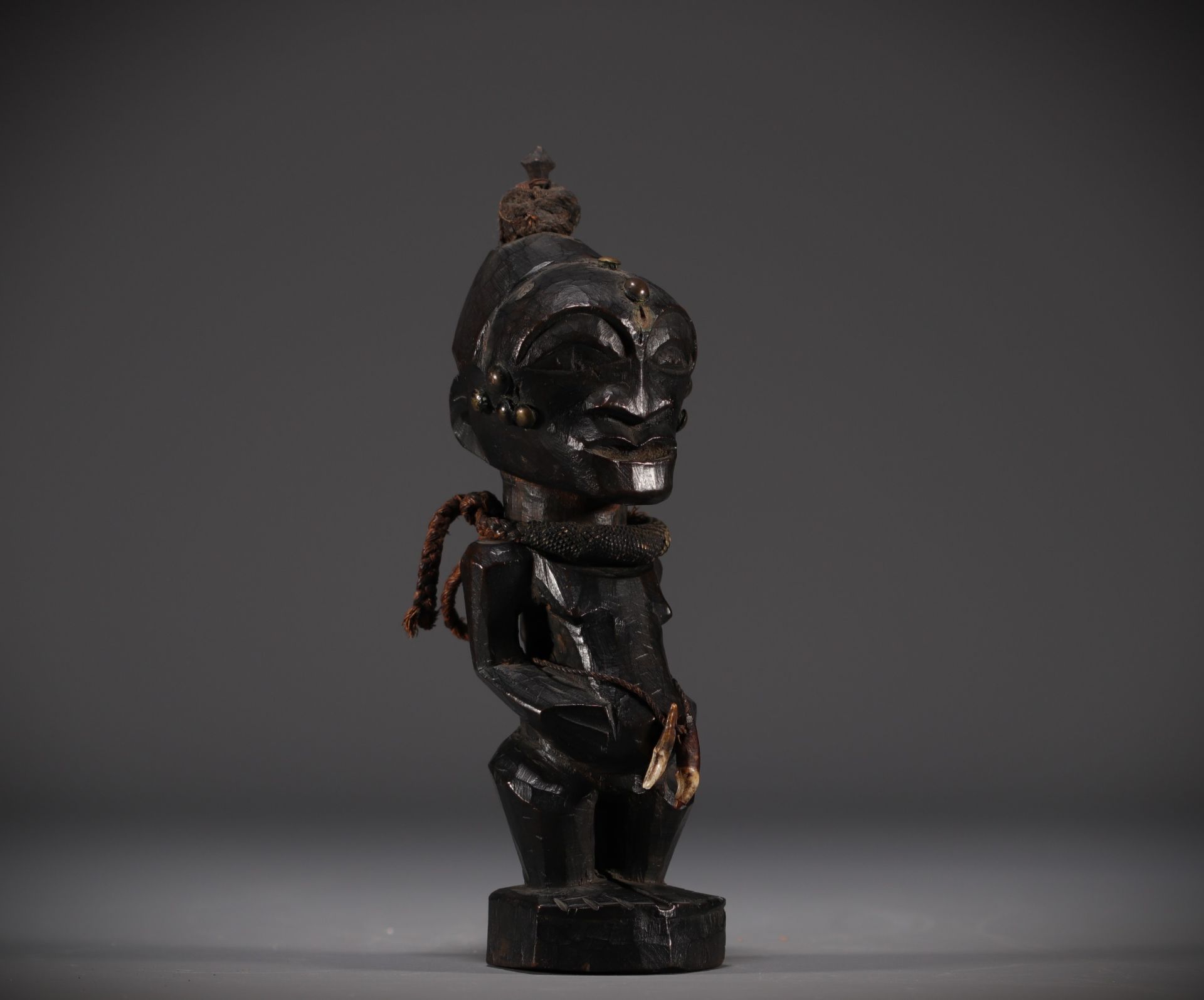 SONGYE ritual figure - collected around 1900 - Rep.Dem.Congo - Image 3 of 7