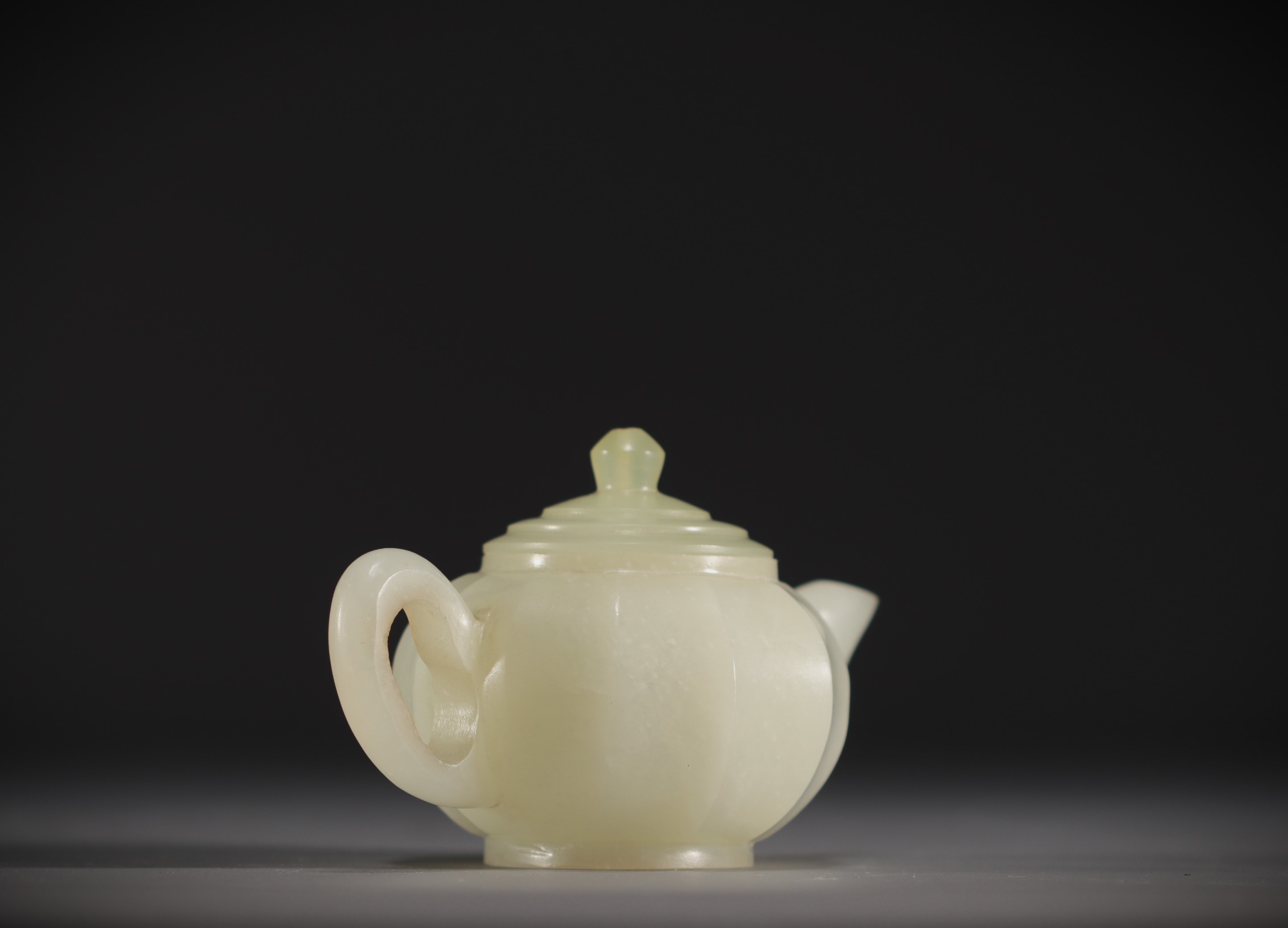 China - White jade teapot. - Image 4 of 5
