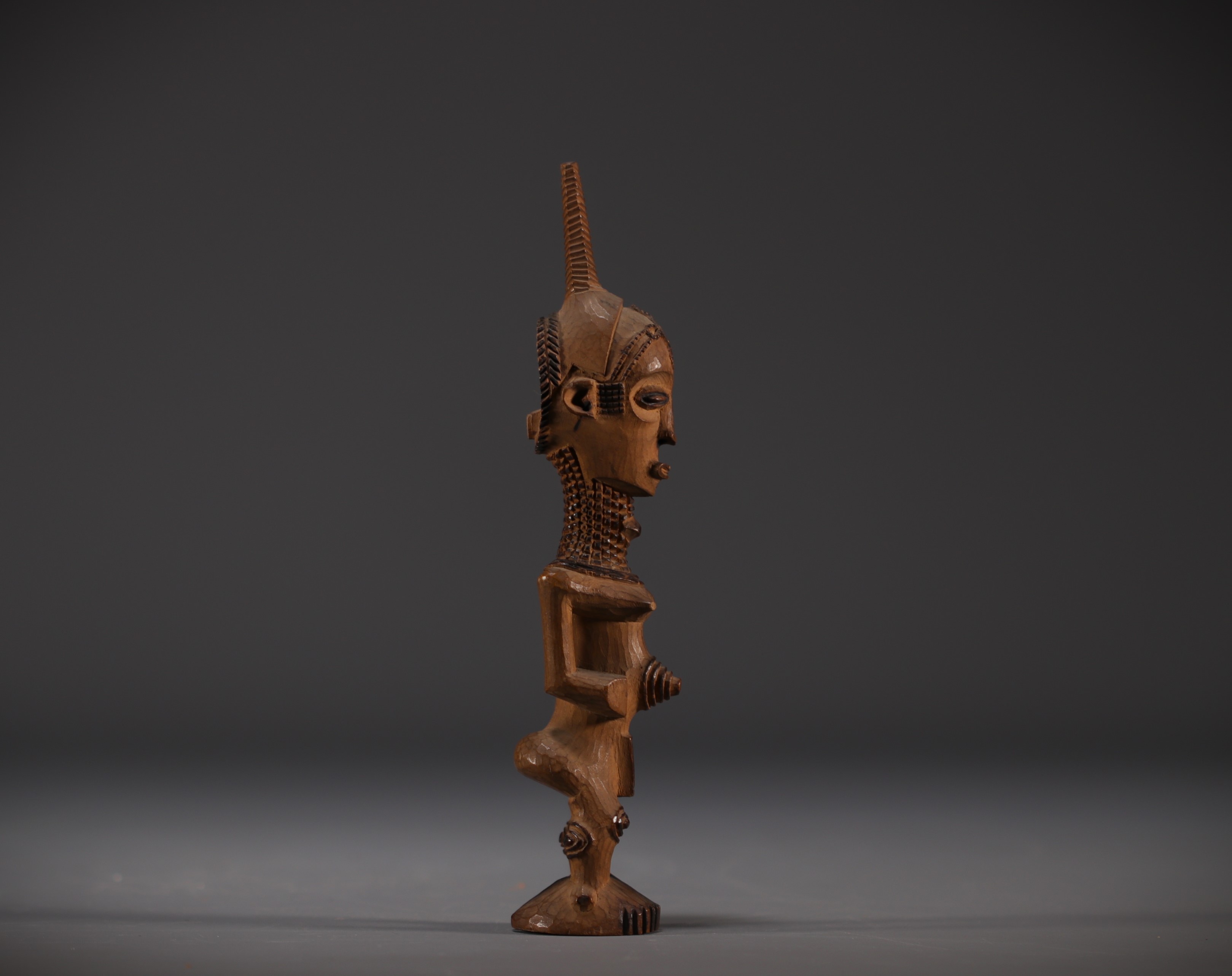 Luluwa statue - collected around 1900 - Rep.Dem.Congo - Image 6 of 6
